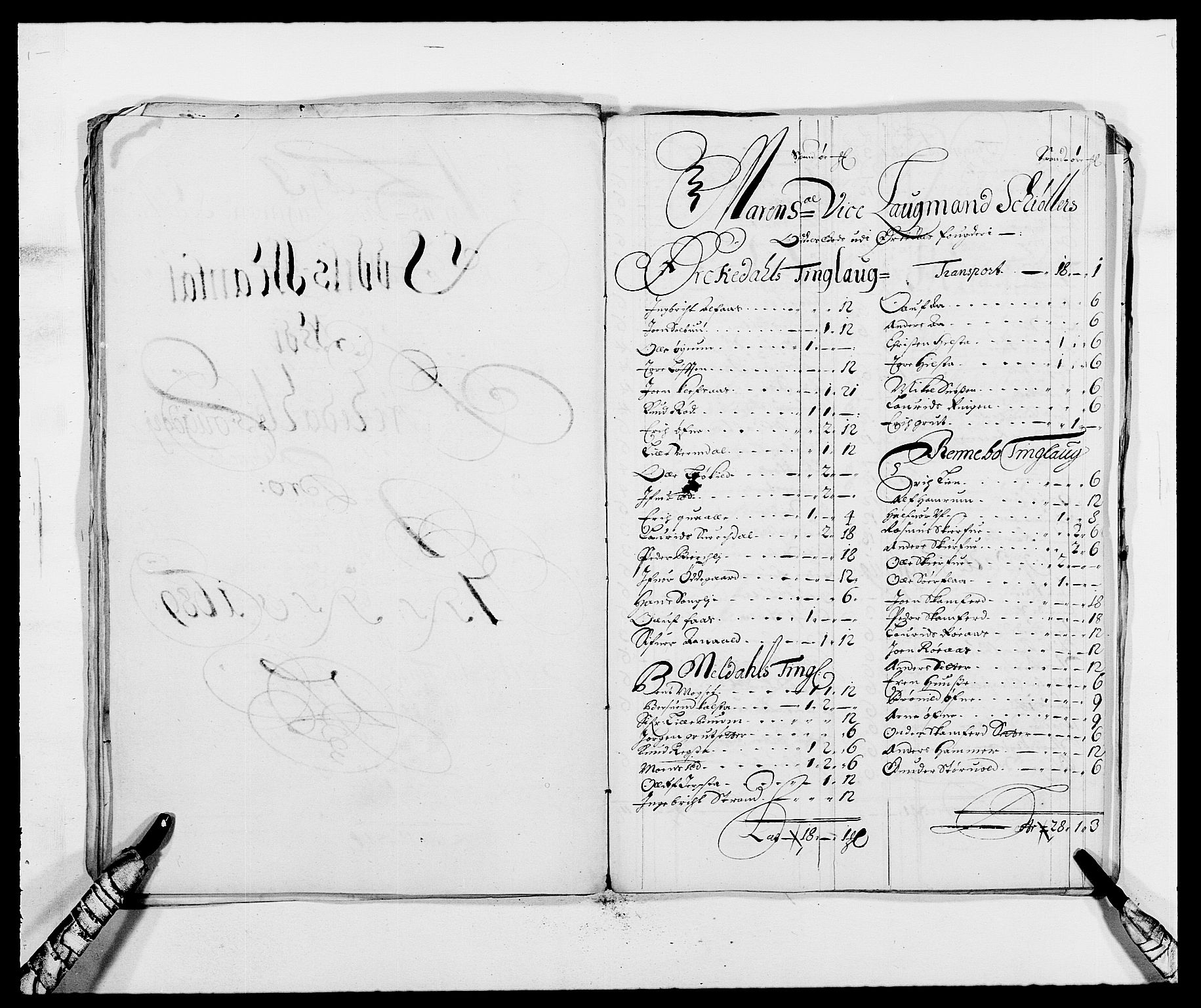 Rentekammeret inntil 1814, Reviderte regnskaper, Fogderegnskap, AV/RA-EA-4092/R58/L3936: Fogderegnskap Orkdal, 1689-1690, s. 90