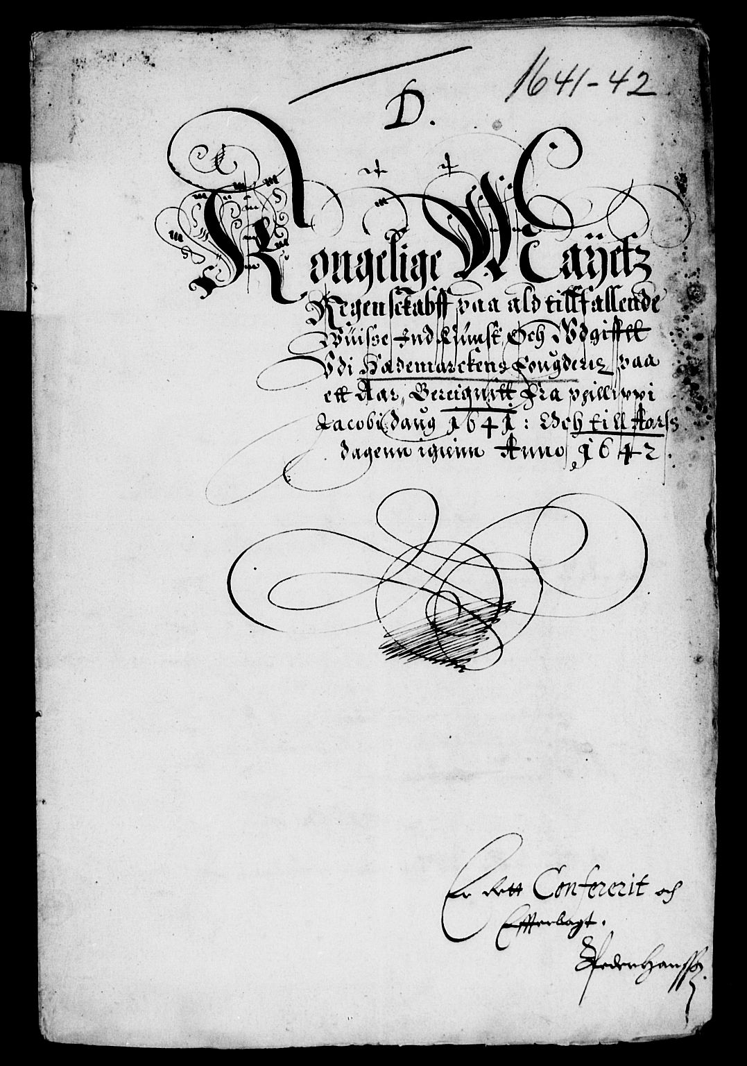 Rentekammeret inntil 1814, Reviderte regnskaper, Lensregnskaper, AV/RA-EA-5023/R/Rb/Rba/L0157: Akershus len, 1641-1642