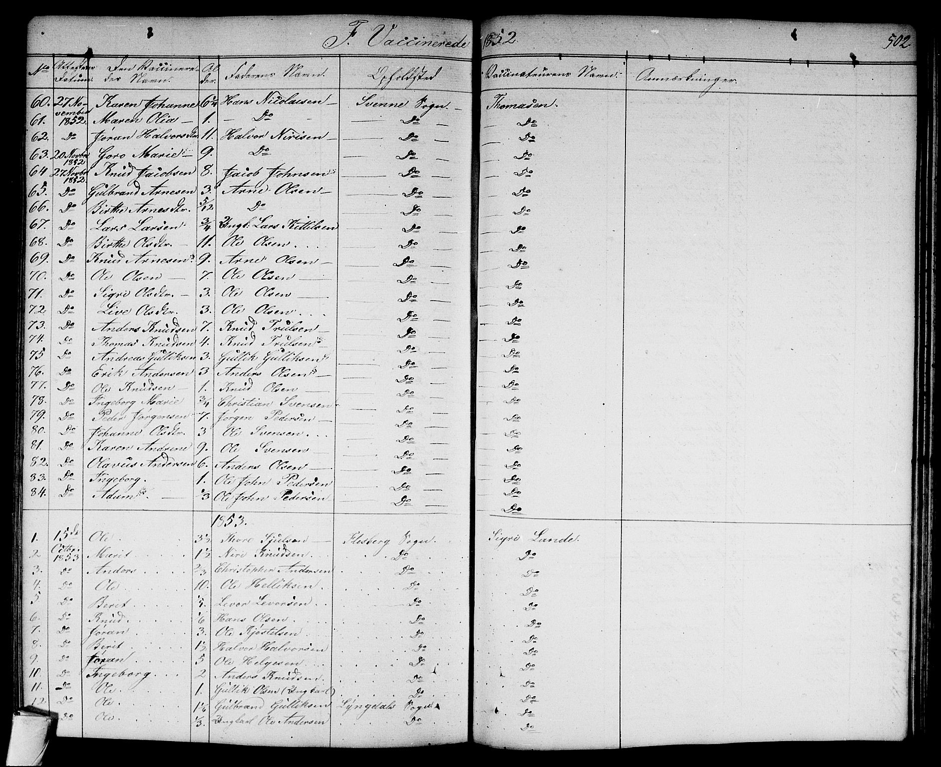 Flesberg kirkebøker, AV/SAKO-A-18/G/Ga/L0002: Klokkerbok nr. I 2, 1834-1860, s. 502