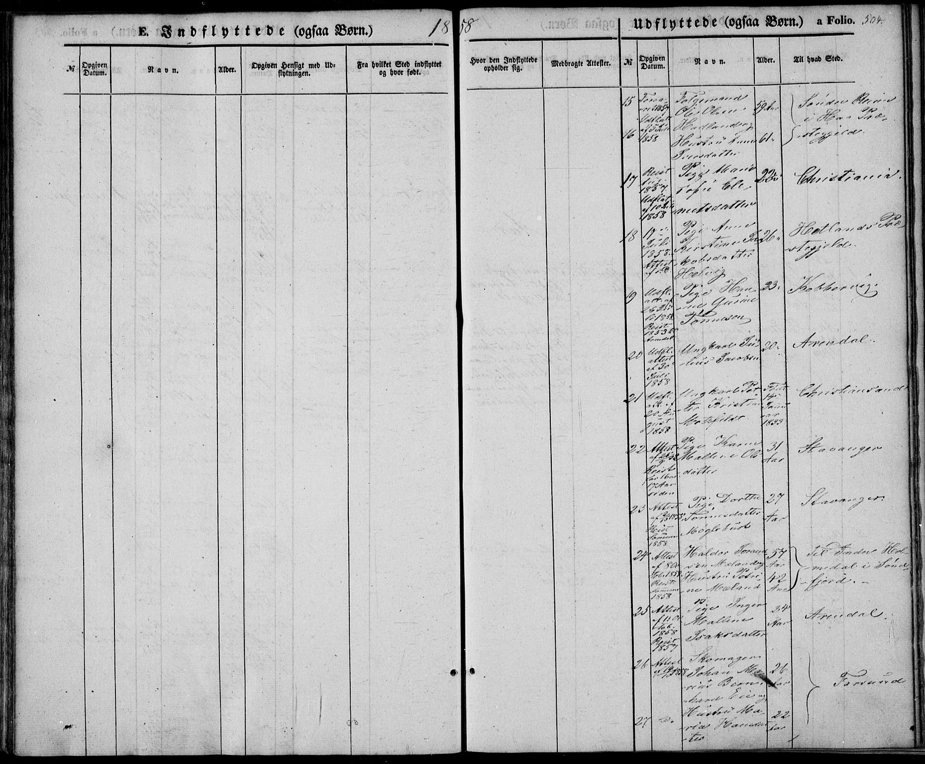 Eigersund sokneprestkontor, SAST/A-101807/S08/L0013: Ministerialbok nr. A 12.2, 1850-1865, s. 504