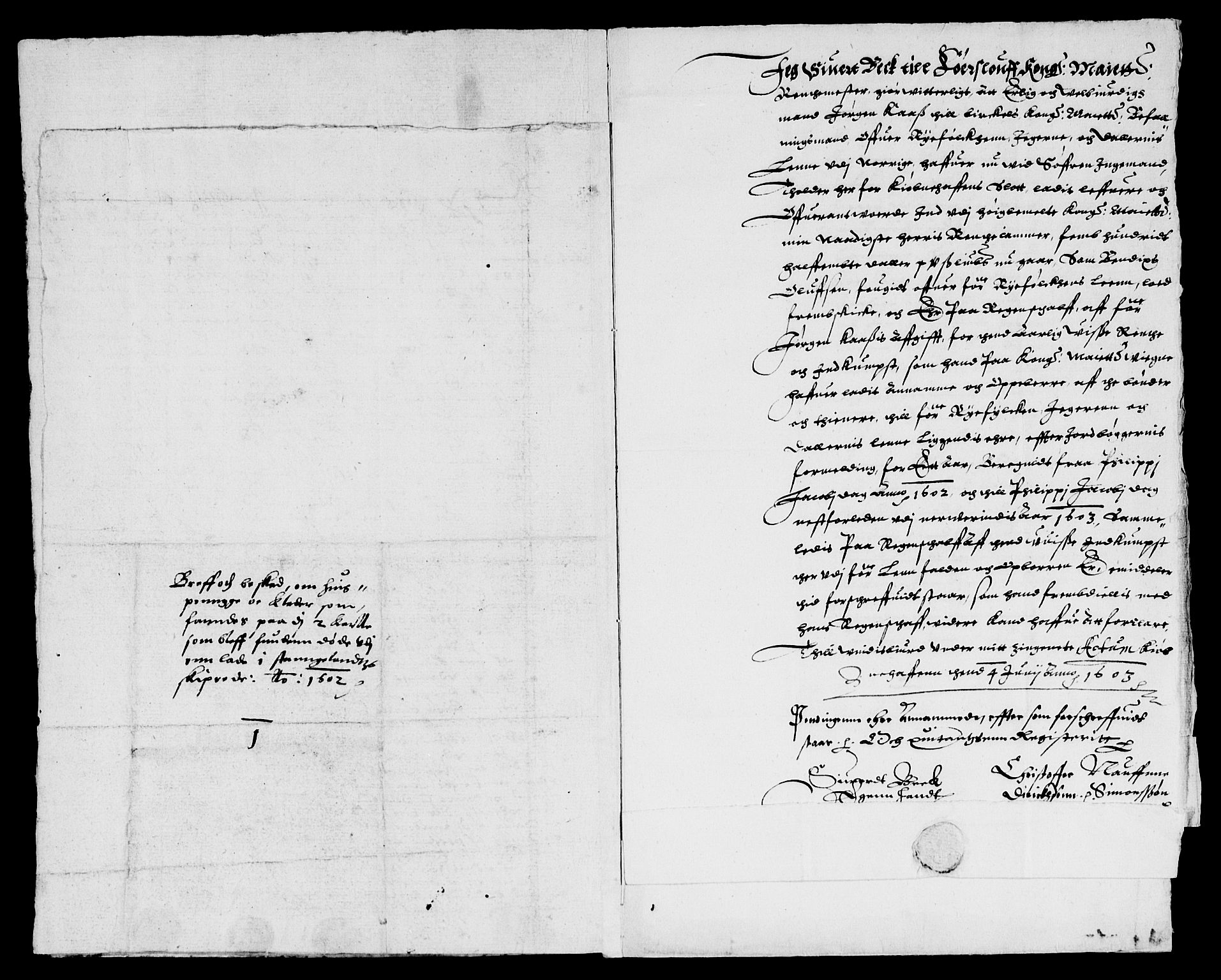 Rentekammeret inntil 1814, Reviderte regnskaper, Lensregnskaper, AV/RA-EA-5023/R/Rb/Rbs/L0001: Stavanger len, 1601-1605