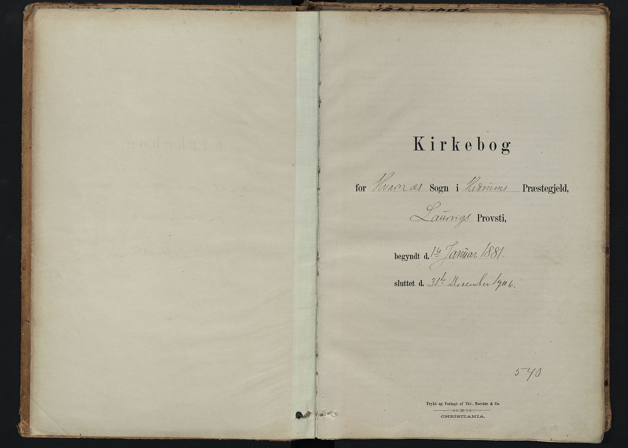 Hedrum kirkebøker, SAKO/A-344/F/Fc/L0001: Ministerialbok nr. III 1, 1881-1906