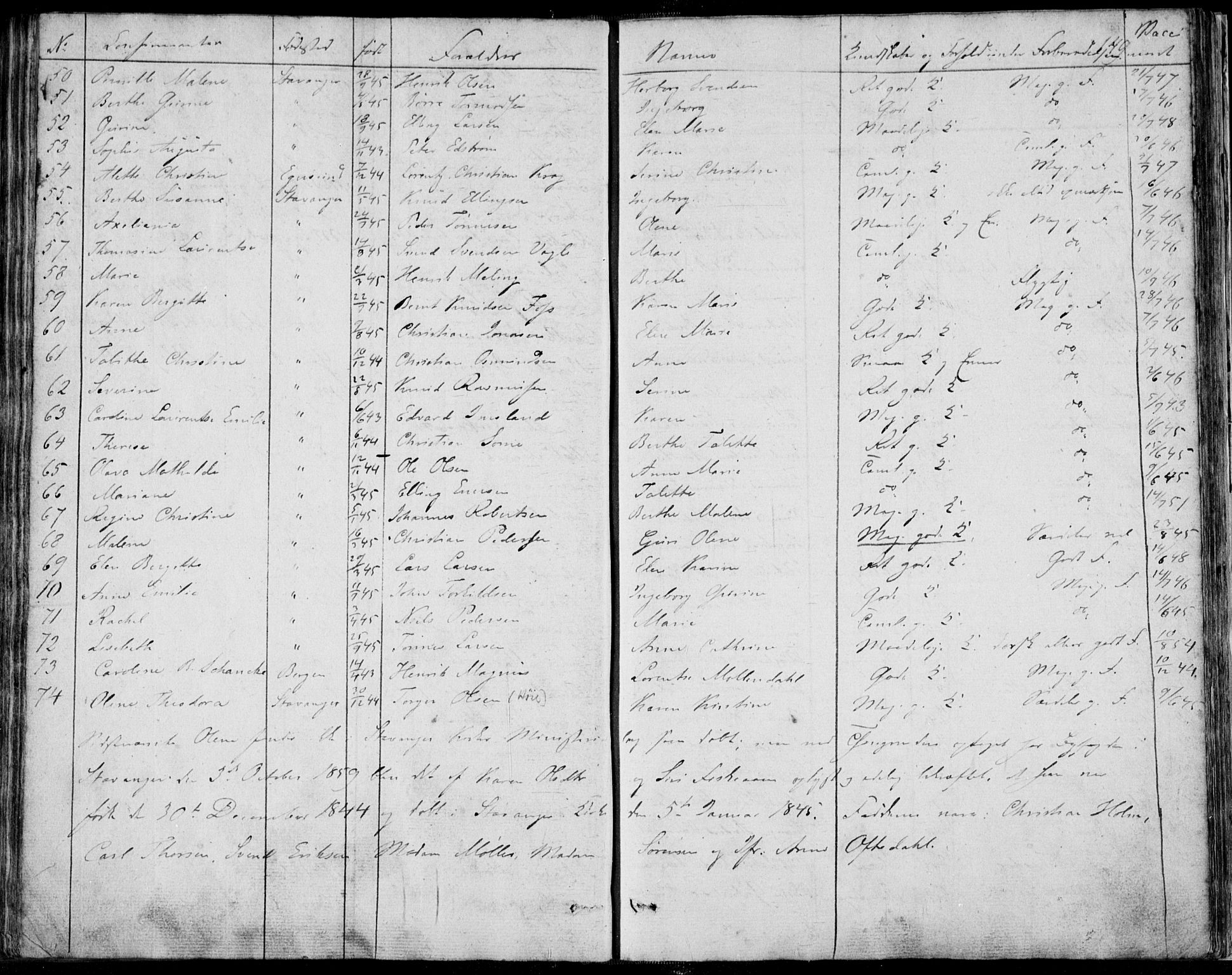 Domkirken sokneprestkontor, SAST/A-101812/001/30/30BA/L0013: Ministerialbok nr. A 12, 1823-1861, s. 149