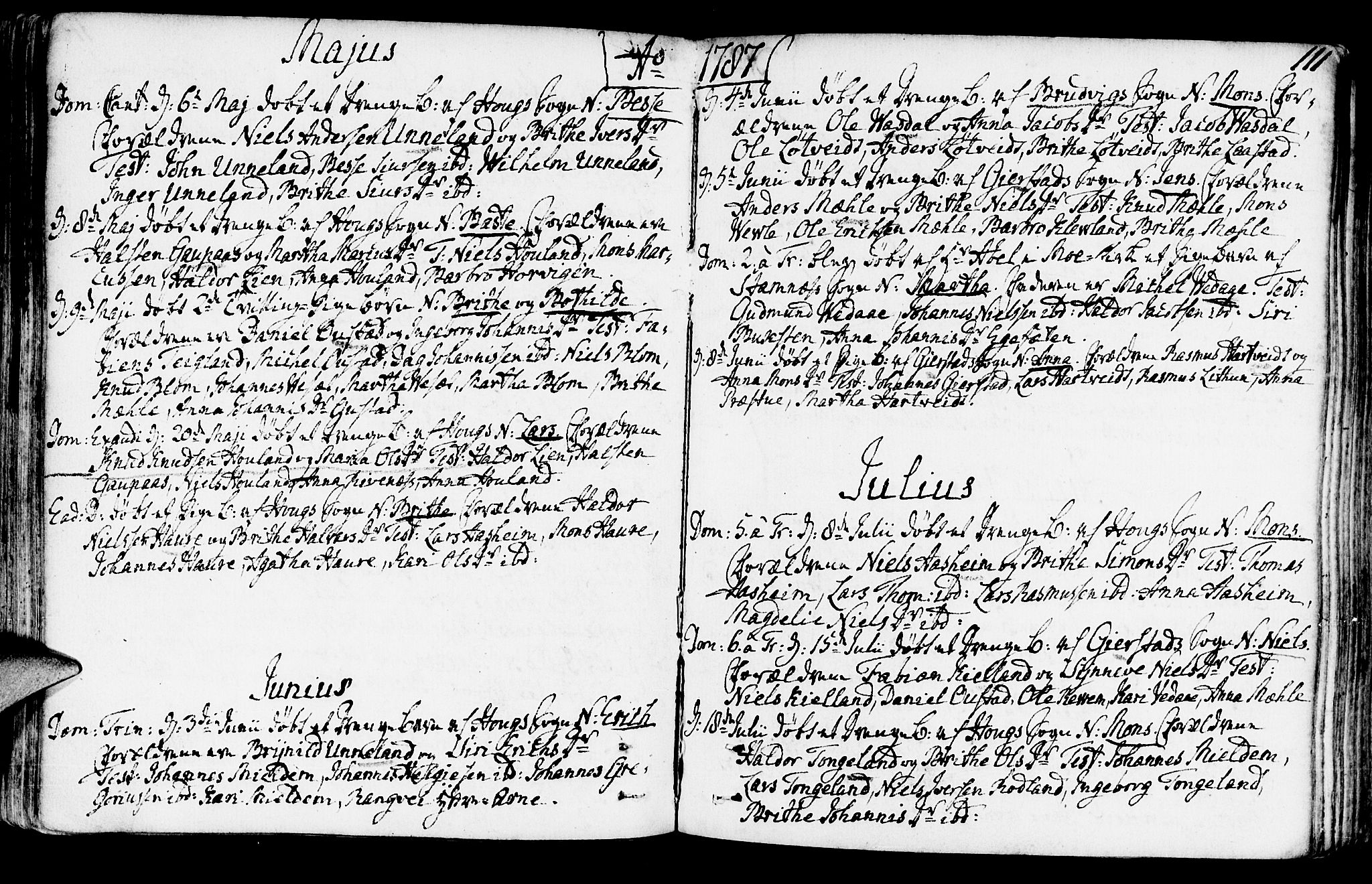 Haus sokneprestembete, SAB/A-75601/H/Haa: Ministerialbok nr. A 10, 1782-1796, s. 111