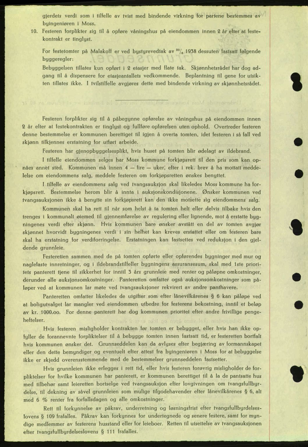 Moss sorenskriveri, SAO/A-10168: Pantebok nr. A5, 1938-1939, Dagboknr: 2458/1938