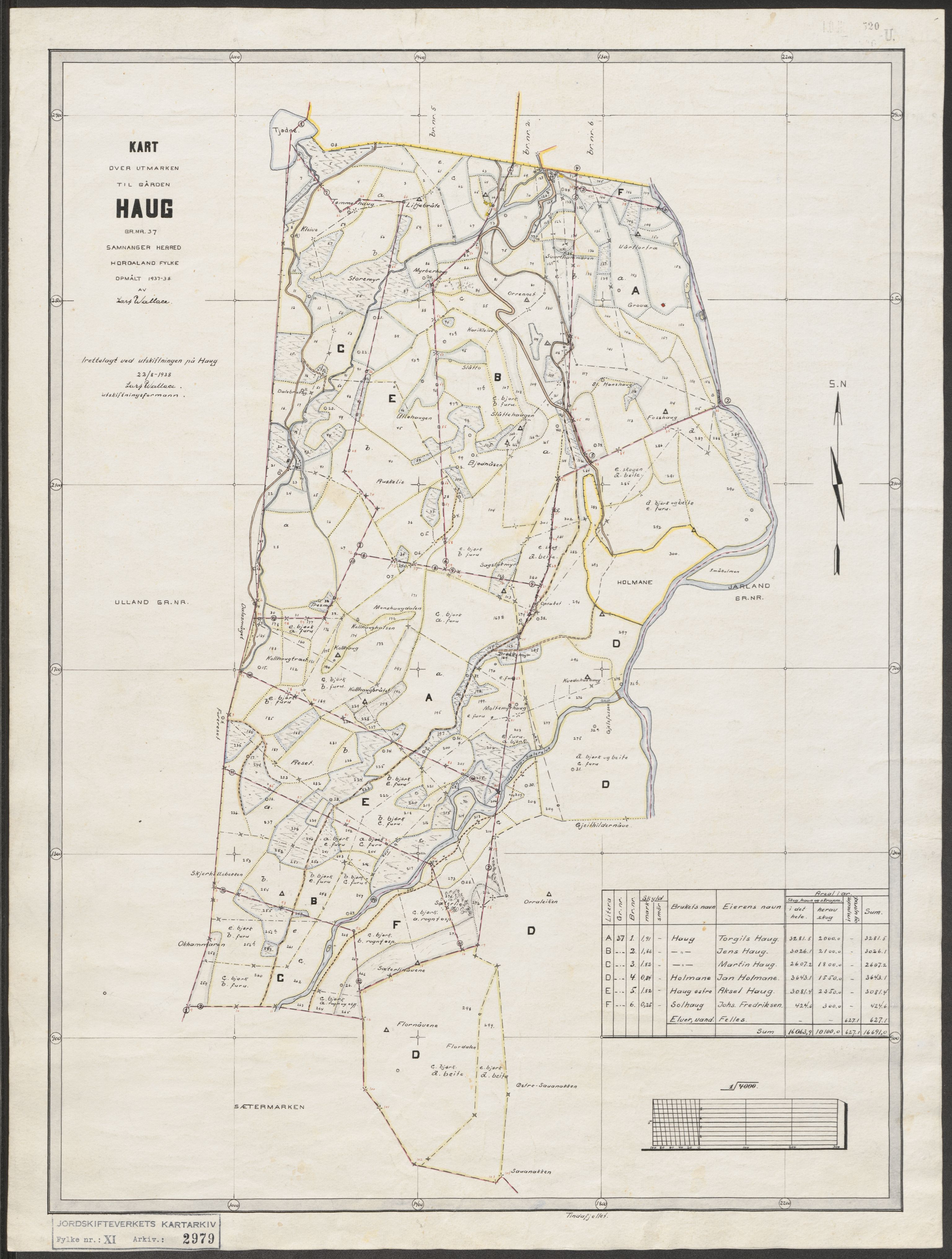 Jordskifteverkets kartarkiv, AV/RA-S-3929/T, 1859-1988, s. 3368