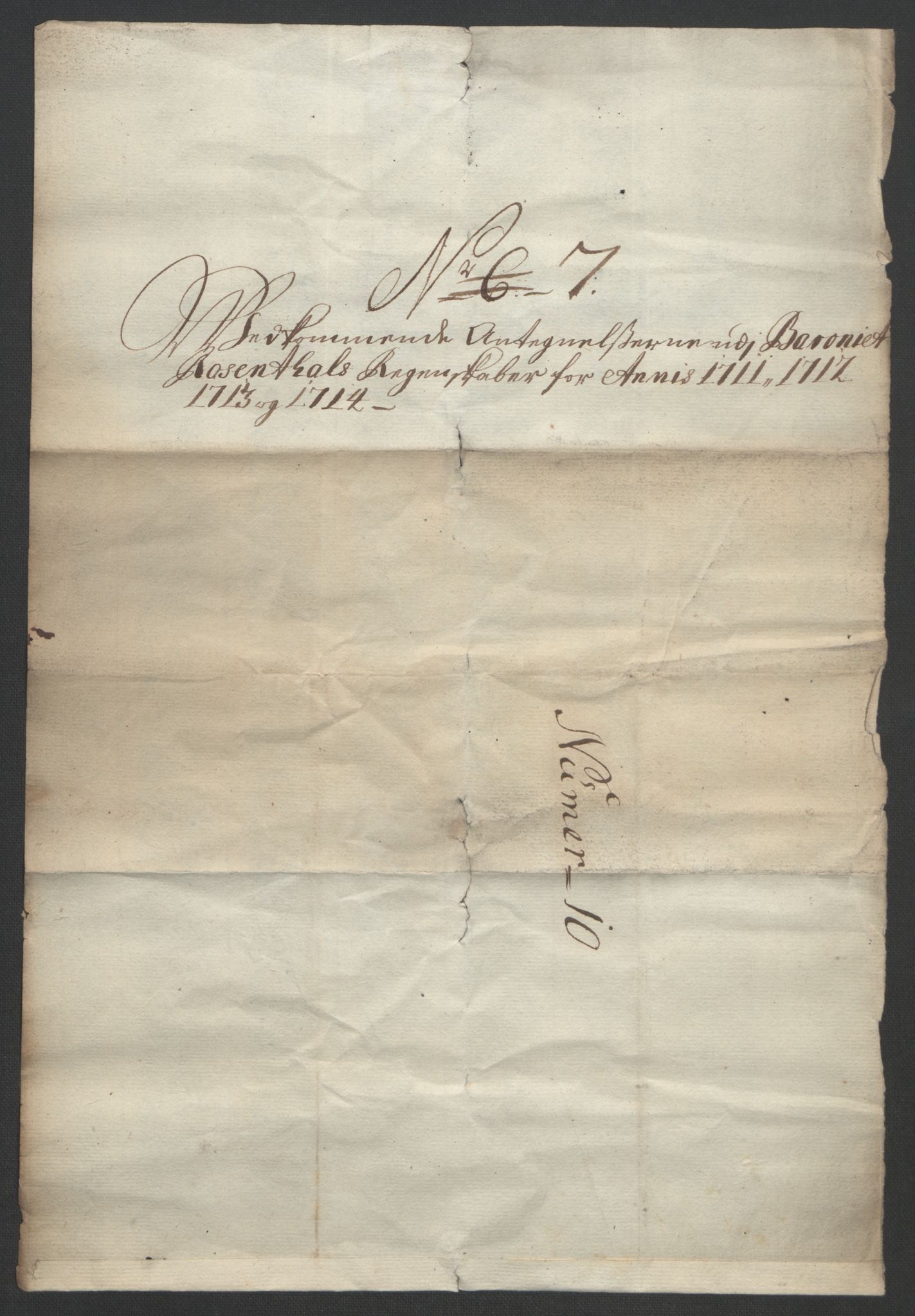 Rentekammeret inntil 1814, Reviderte regnskaper, Fogderegnskap, RA/EA-4092/R49/L3138: Fogderegnskap Rosendal Baroni, 1691-1714, s. 4
