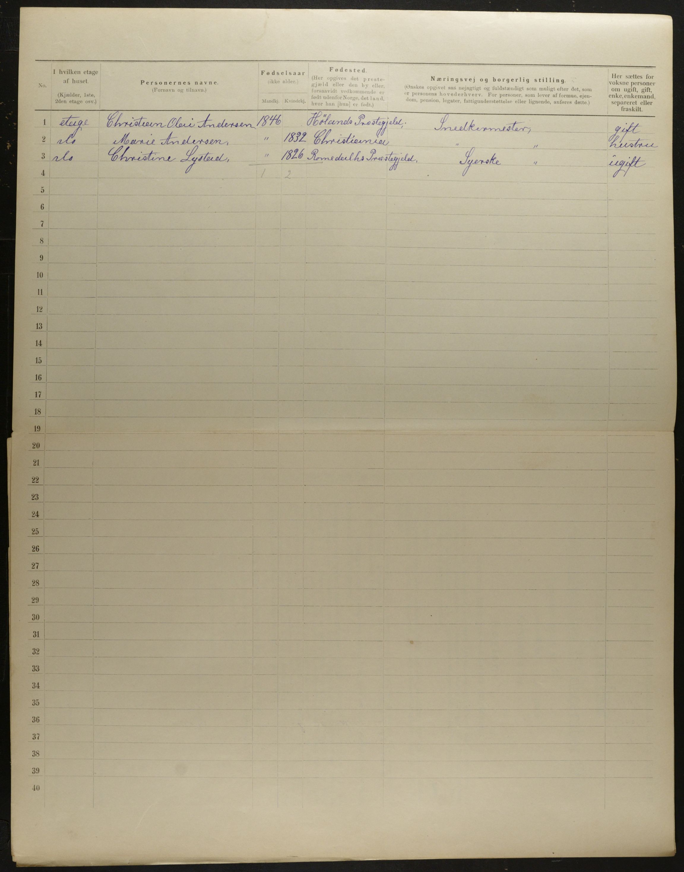 OBA, Kommunal folketelling 31.12.1901 for Kristiania kjøpstad, 1901, s. 8539