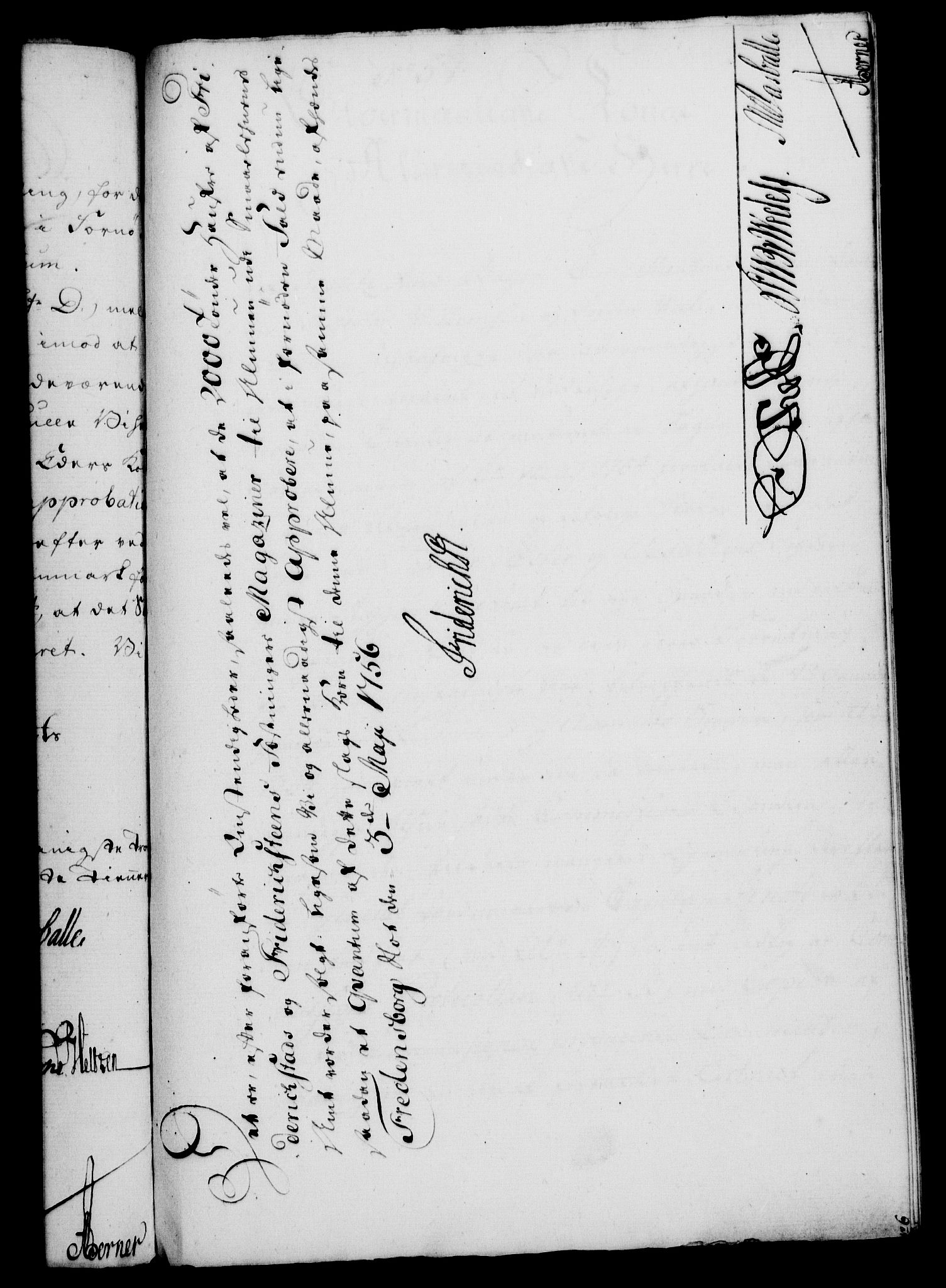 Rentekammeret, Kammerkanselliet, RA/EA-3111/G/Gf/Gfa/L0038: Norsk relasjons- og resolusjonsprotokoll (merket RK 52.38), 1756, s. 274