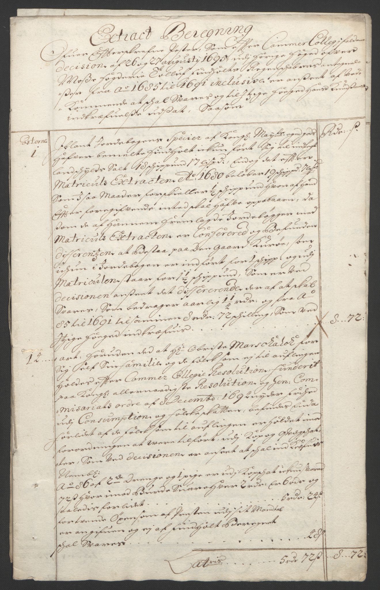 Rentekammeret inntil 1814, Reviderte regnskaper, Fogderegnskap, RA/EA-4092/R04/L0122: Fogderegnskap Moss, Onsøy, Tune, Veme og Åbygge, 1695, s. 316