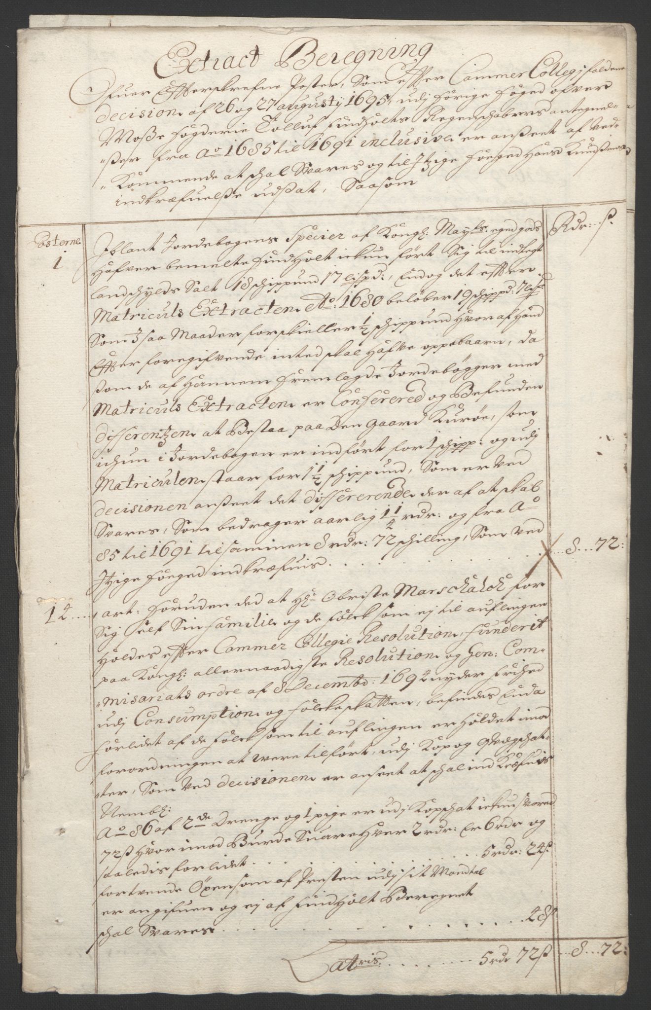 Rentekammeret inntil 1814, Reviderte regnskaper, Fogderegnskap, AV/RA-EA-4092/R04/L0122: Fogderegnskap Moss, Onsøy, Tune, Veme og Åbygge, 1695, s. 316