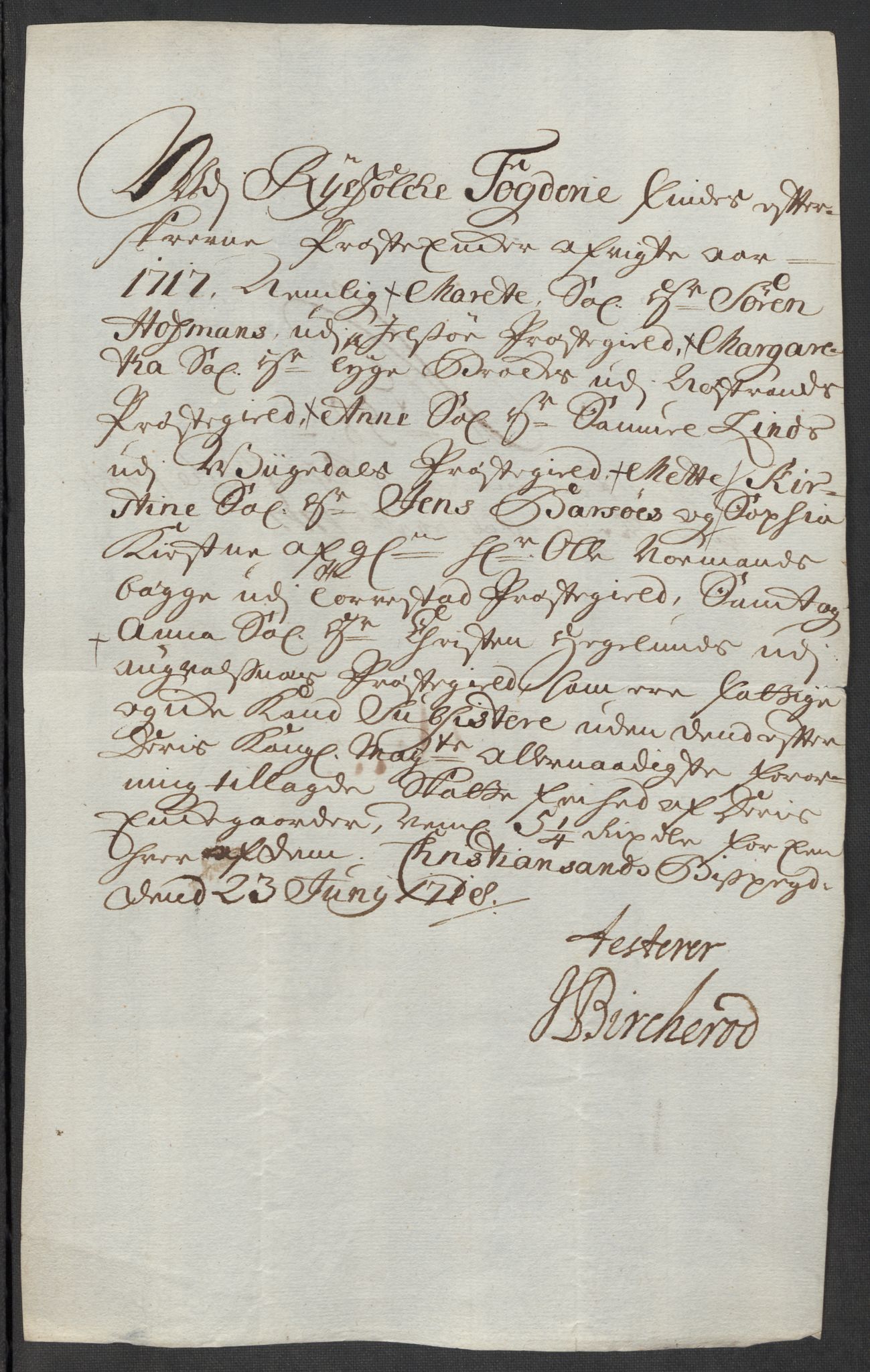 Rentekammeret inntil 1814, Reviderte regnskaper, Fogderegnskap, RA/EA-4092/R47/L2870: Fogderegnskap Ryfylke, 1717, s. 295