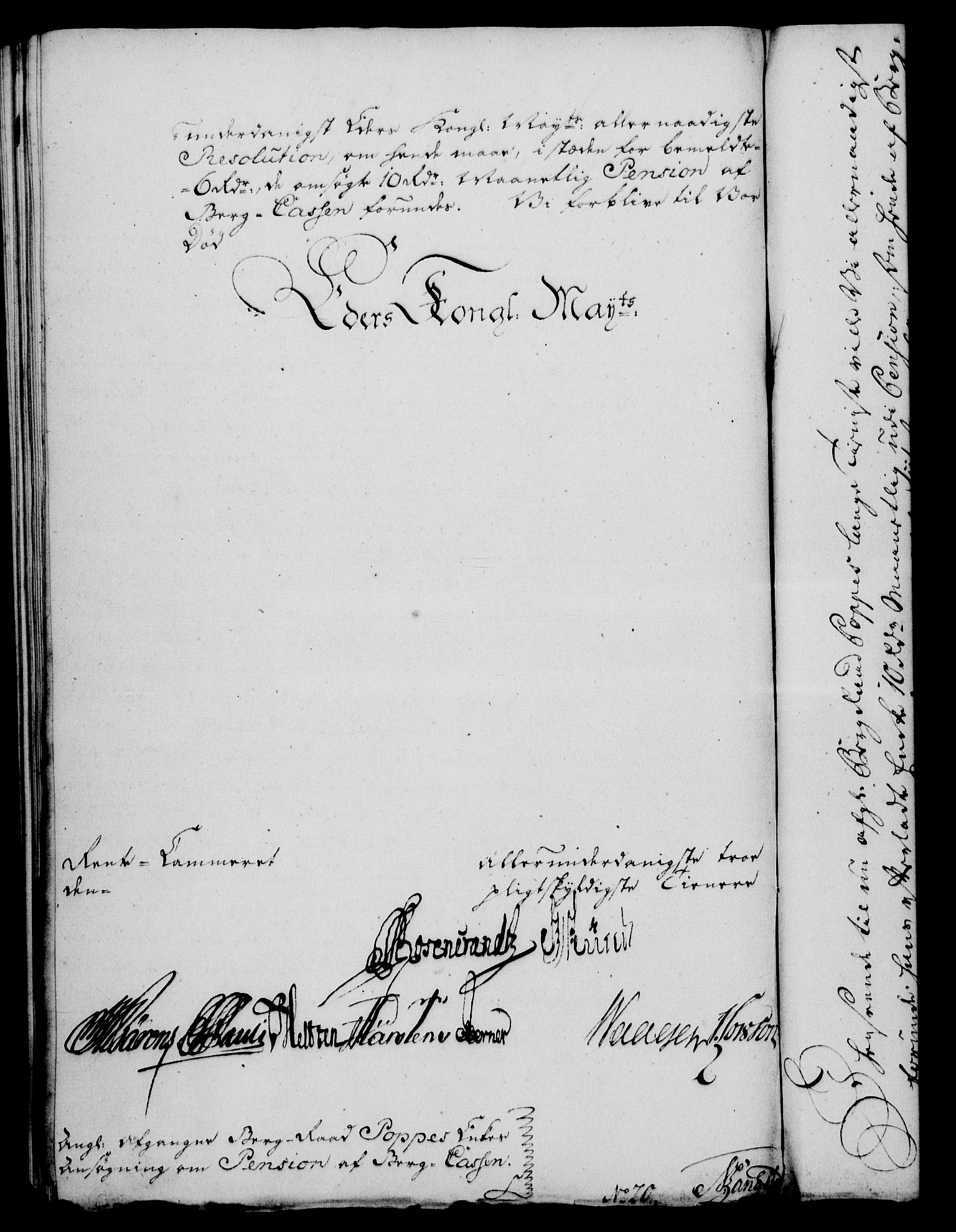 Rentekammeret, Kammerkanselliet, RA/EA-3111/G/Gf/Gfa/L0046: Norsk relasjons- og resolusjonsprotokoll (merket RK 52.46), 1764, s. 216