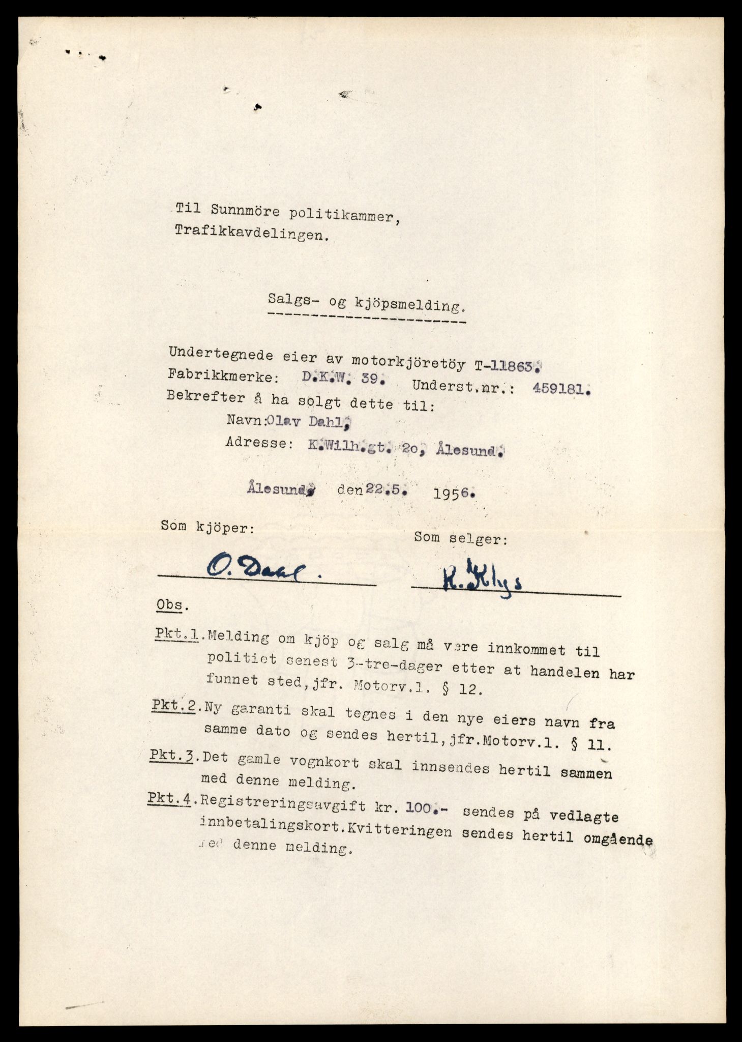 Møre og Romsdal vegkontor - Ålesund trafikkstasjon, AV/SAT-A-4099/F/Fe/L0031: Registreringskort for kjøretøy T 11800 - T 11996, 1927-1998, s. 1185