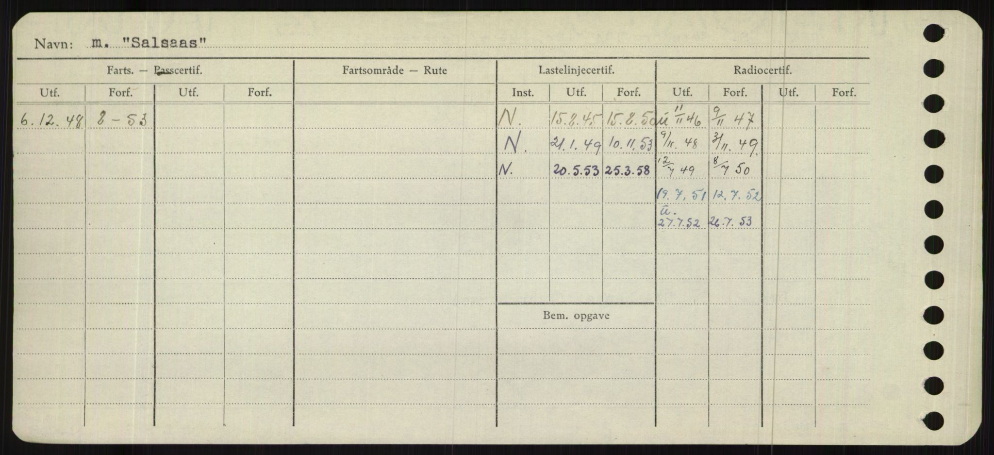 Sjøfartsdirektoratet med forløpere, Skipsmålingen, RA/S-1627/H/Hb/L0004: Fartøy, O-S, s. 268