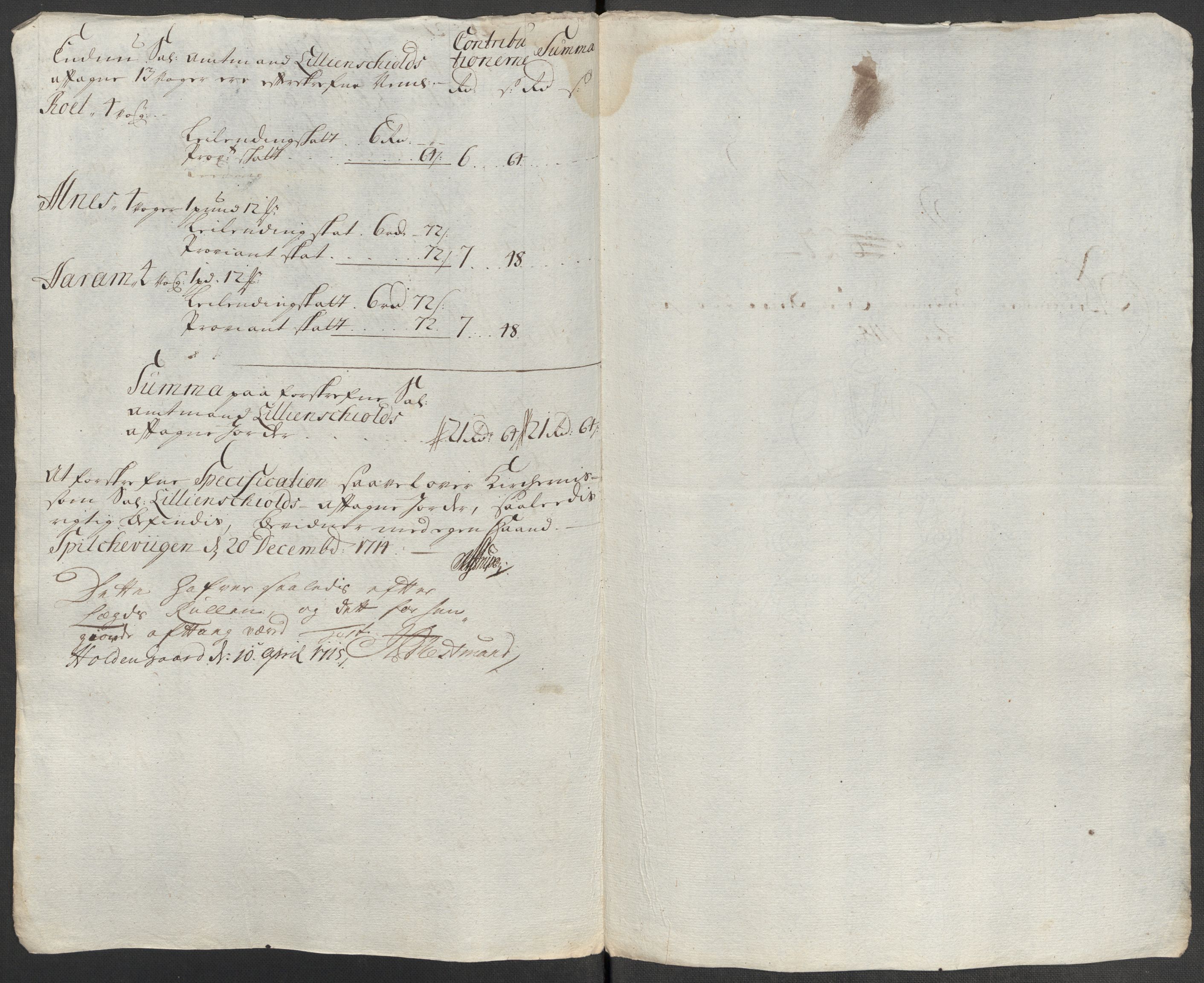 Rentekammeret inntil 1814, Reviderte regnskaper, Fogderegnskap, RA/EA-4092/R54/L3566: Fogderegnskap Sunnmøre, 1714, s. 240