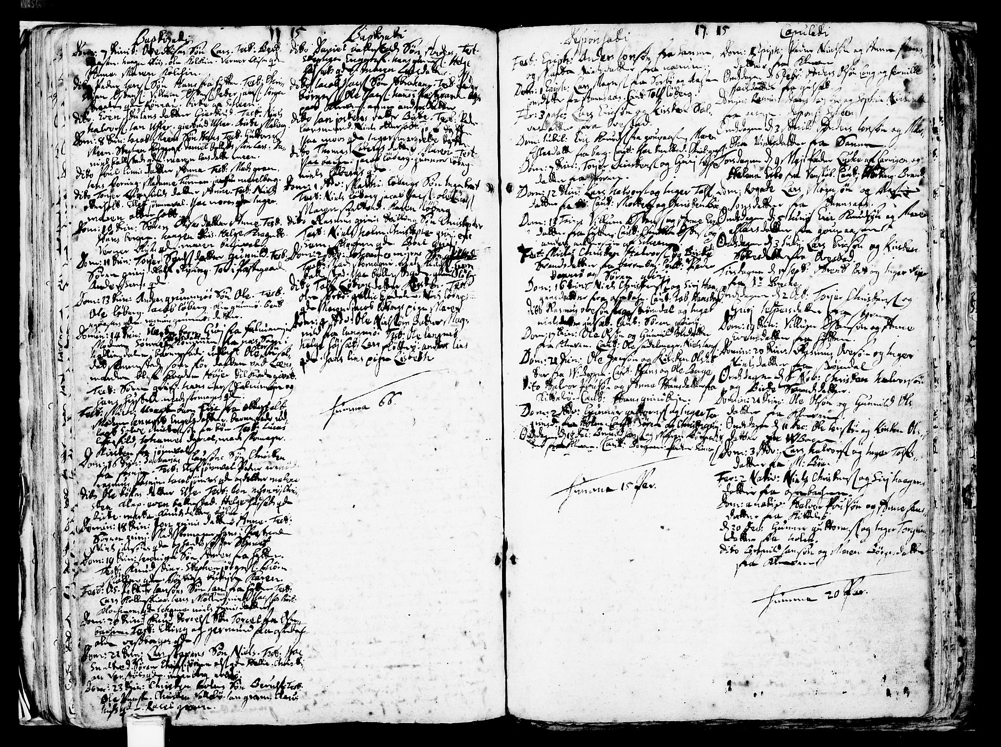 Gjerpen kirkebøker, SAKO/A-265/F/Fa/L0001: Ministerialbok nr. I 1, 1681-1746