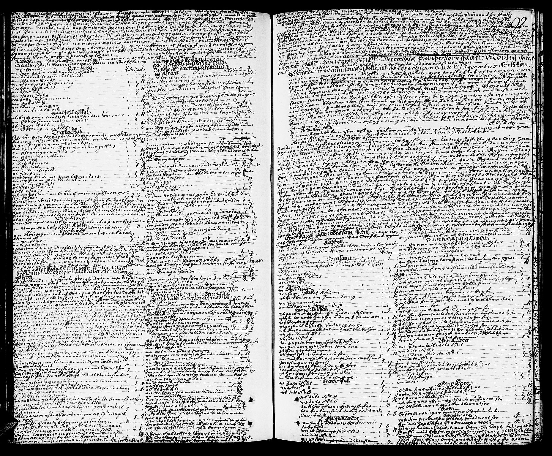 Orkdal sorenskriveri, SAT/A-4169/1/3/3Aa/L0007: Skifteprotokoller, 1767-1782, s. 91b-92a