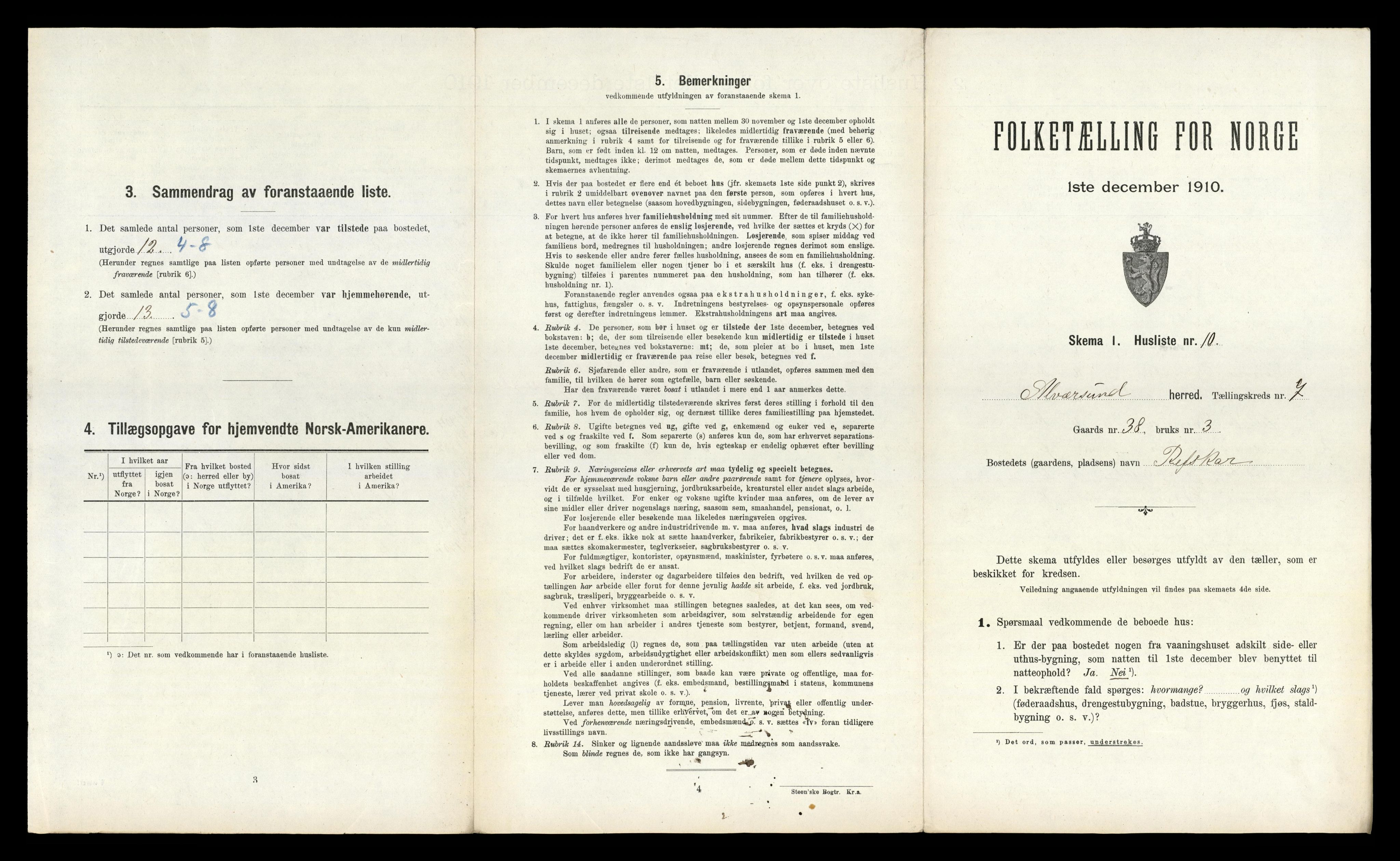 RA, Folketelling 1910 for 1257 Alversund herred, 1910, s. 560