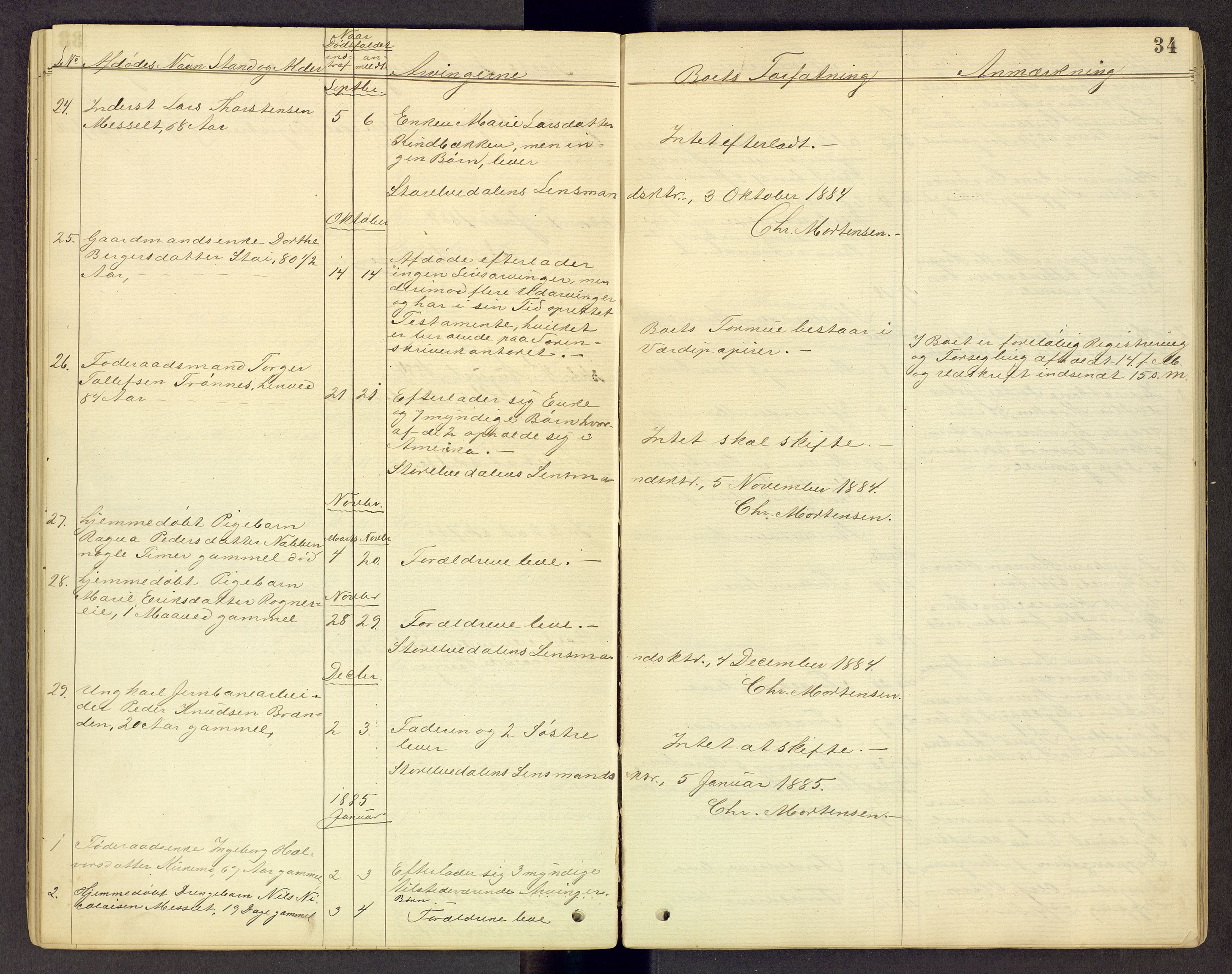 Sør-Østerdal sorenskriveri, SAH/TING-018/J/Jg/L0014: Dødsfallsjournal, 1874-1908, s. 34