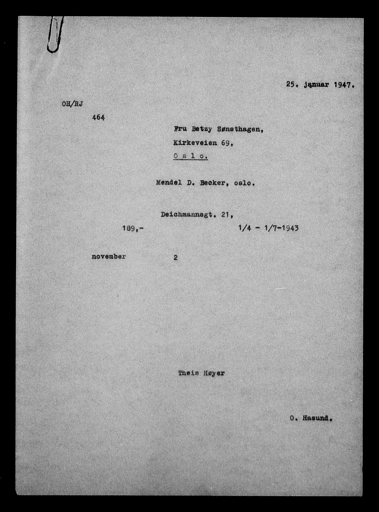 Justisdepartementet, Tilbakeføringskontoret for inndratte formuer, AV/RA-S-1564/H/Hc/Hcc/L0919: --, 1945-1947, s. 338