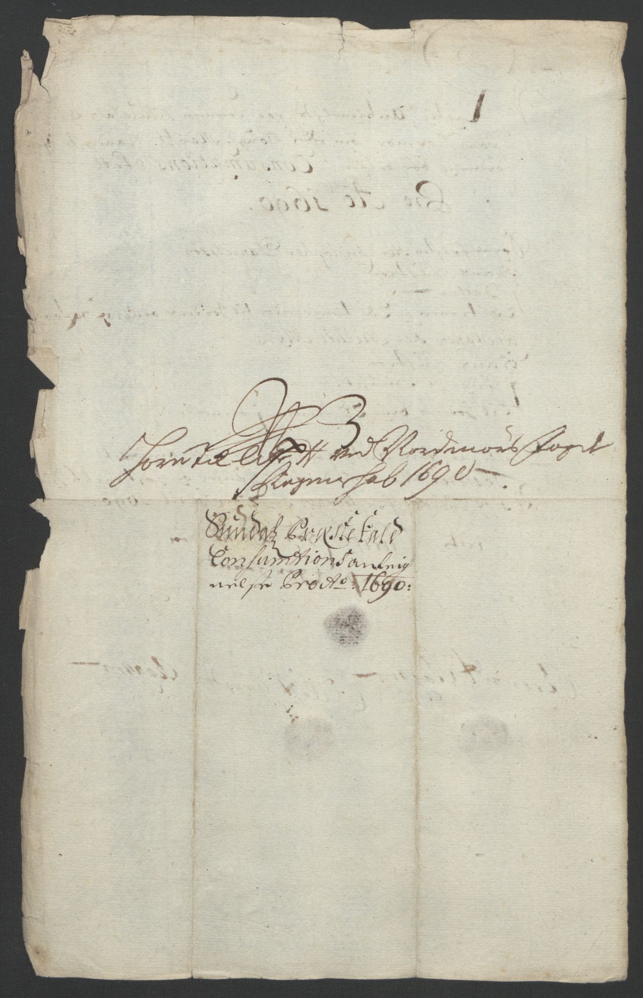 Rentekammeret inntil 1814, Reviderte regnskaper, Fogderegnskap, AV/RA-EA-4092/R56/L3734: Fogderegnskap Nordmøre, 1690-1691, s. 124