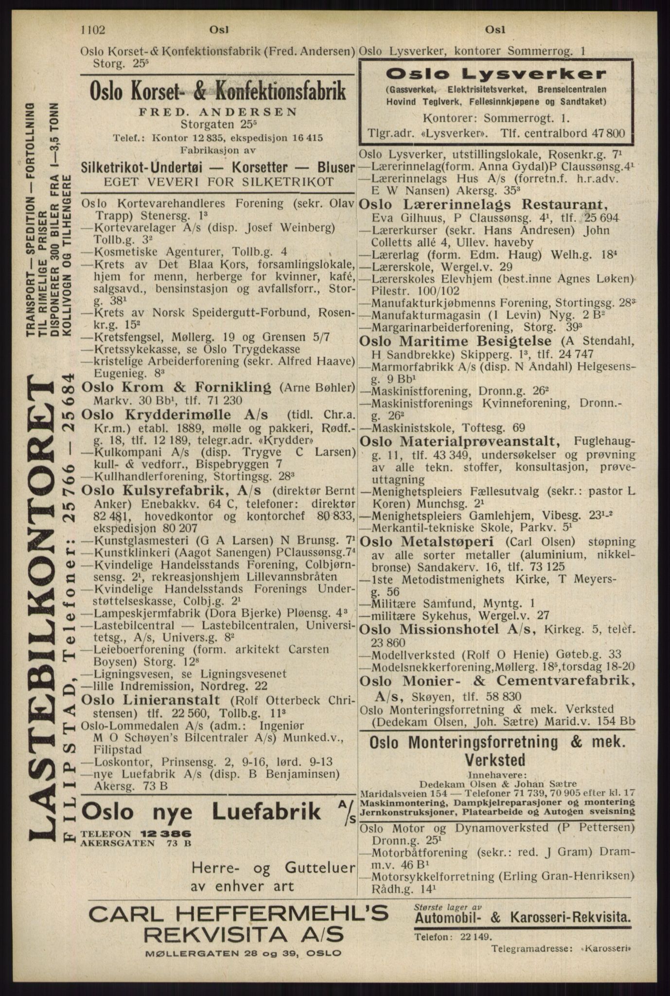 Kristiania/Oslo adressebok, PUBL/-, 1934, s. 1102