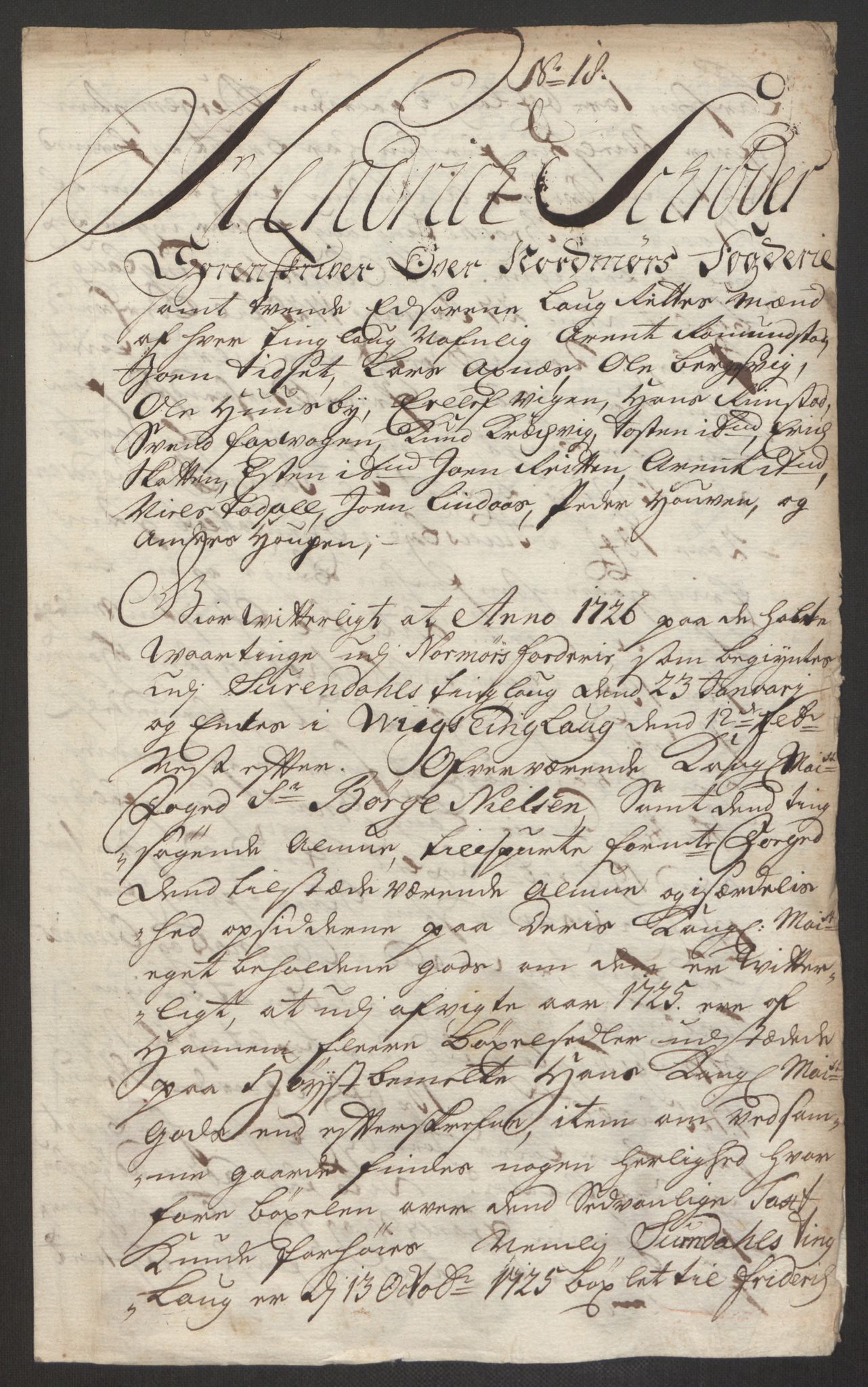 Rentekammeret inntil 1814, Reviderte regnskaper, Fogderegnskap, RA/EA-4092/R56/L3758: Fogderegnskap Nordmøre, 1725, s. 164