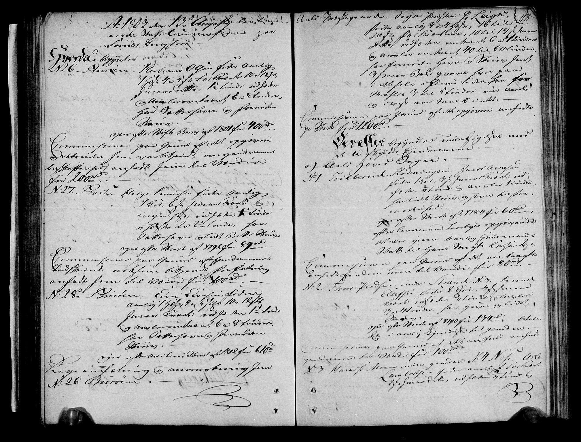 Rentekammeret inntil 1814, Realistisk ordnet avdeling, RA/EA-4070/N/Ne/Nea/L0044: Ringerike og Hallingdal fogderi. Deliberasjonsprotokoll, 1803, s. 121