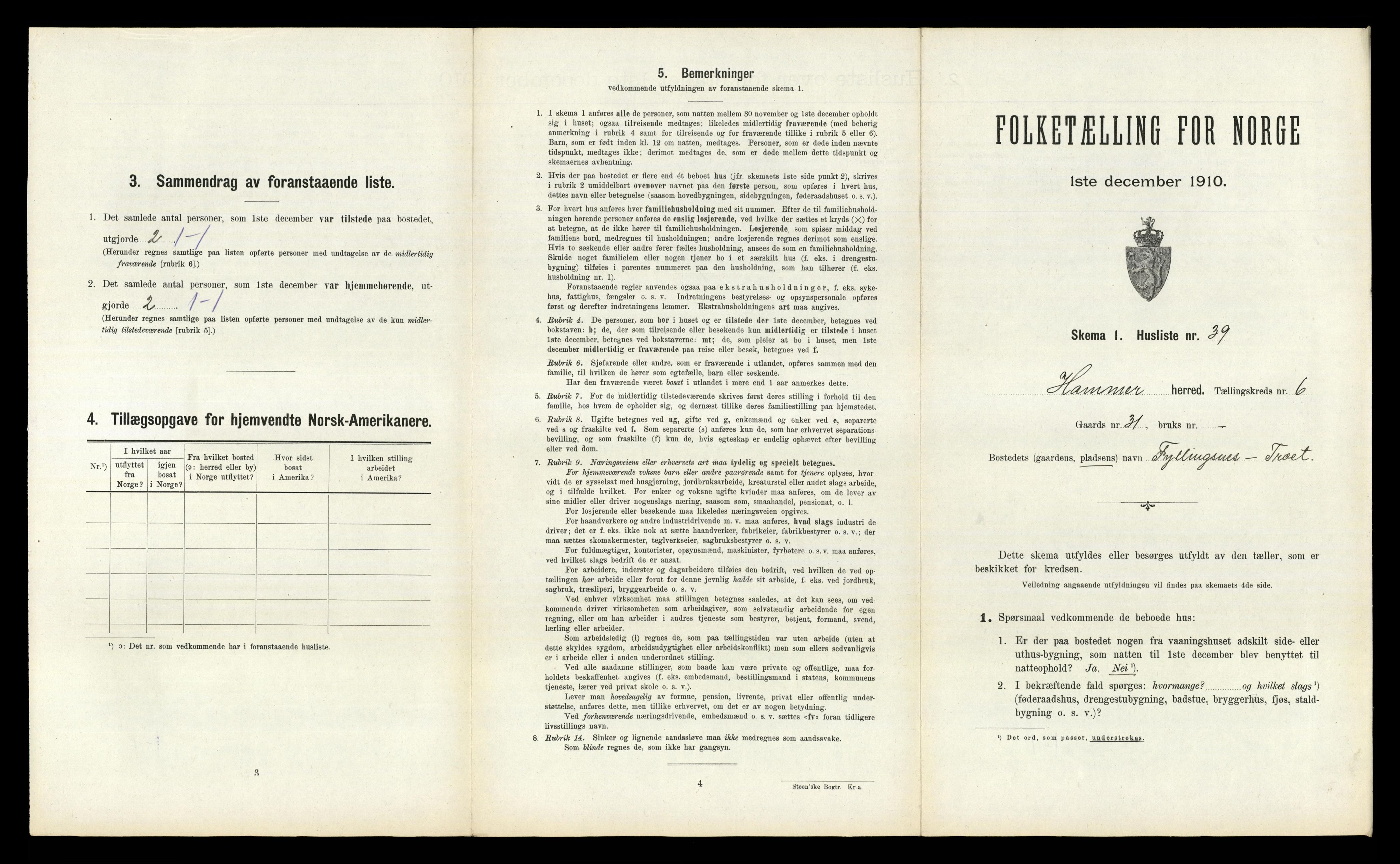RA, Folketelling 1910 for 1254 Hamre herred, 1910, s. 418