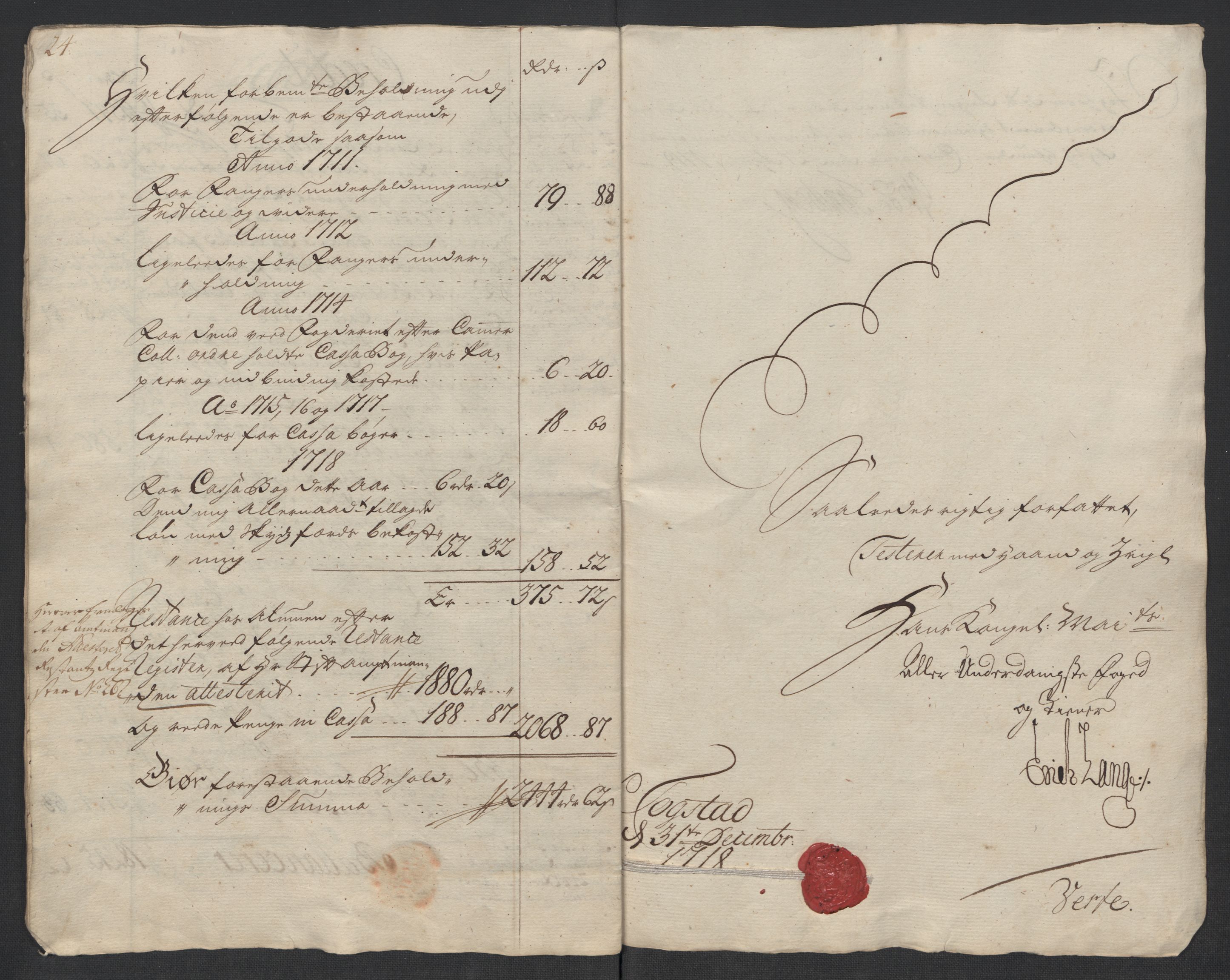 Rentekammeret inntil 1814, Reviderte regnskaper, Fogderegnskap, AV/RA-EA-4092/R16/L1057: Fogderegnskap Hedmark, 1718, s. 15