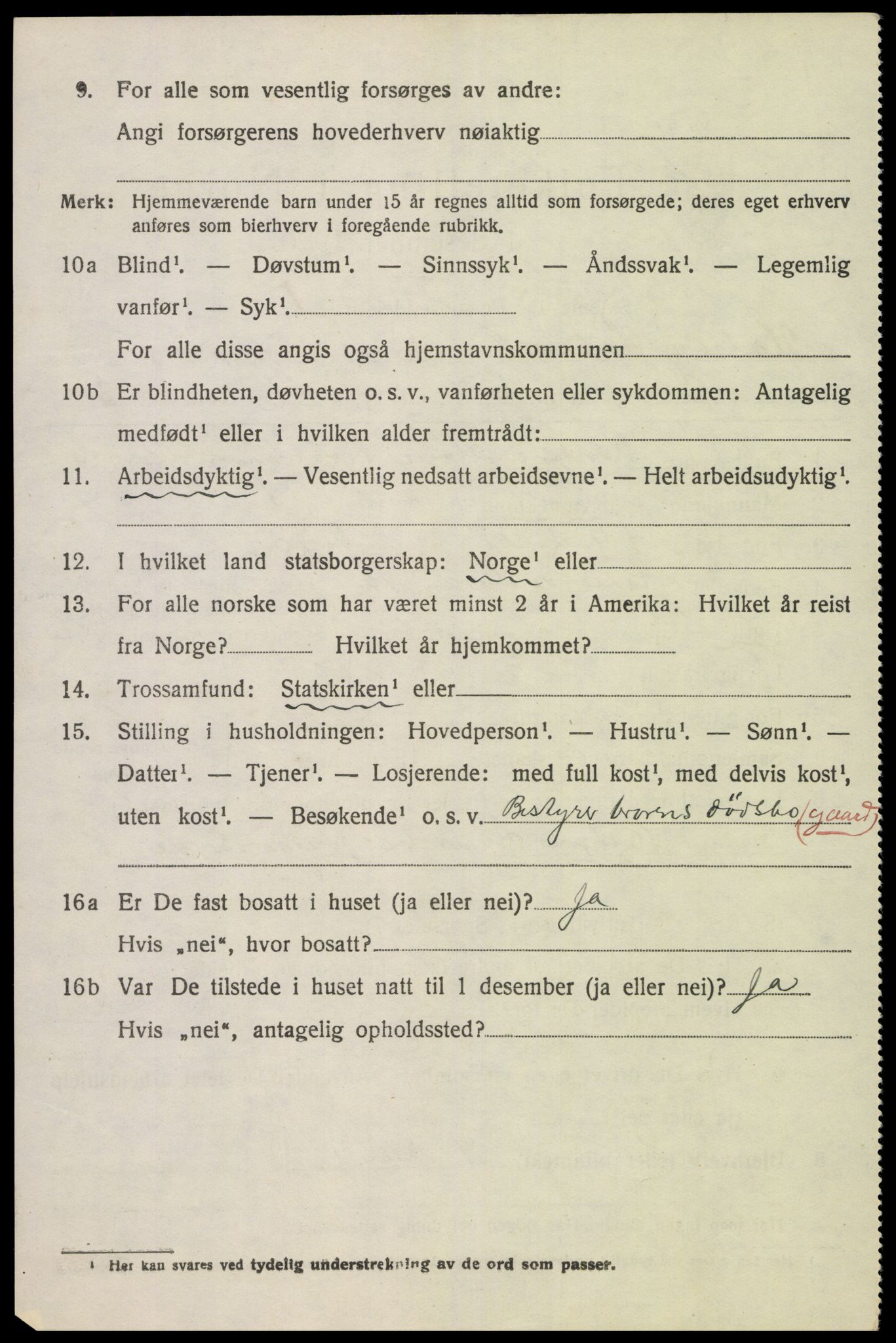 SAK, Folketelling 1920 for 1019 Halse og Harkmark herred, 1920, s. 4242