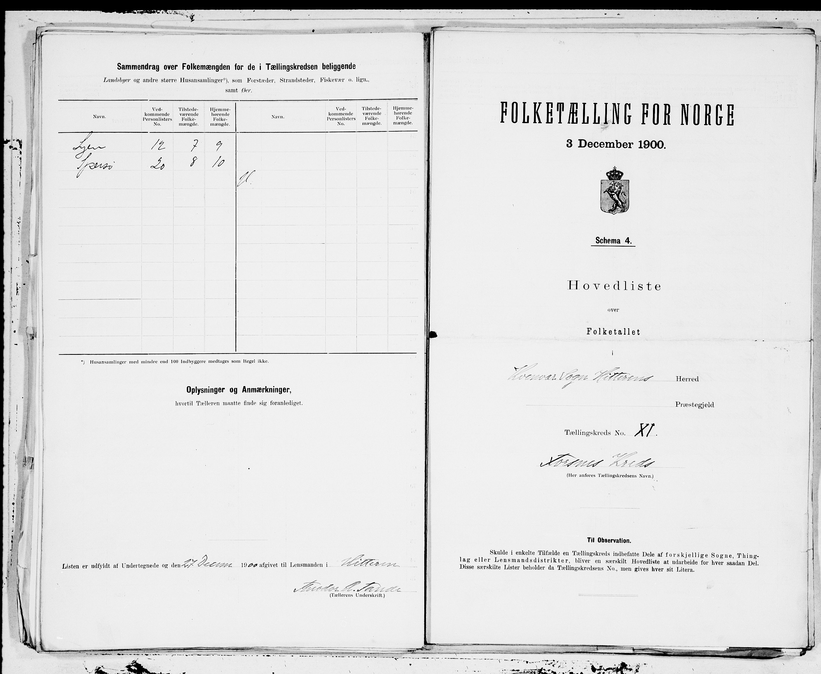 SAT, Folketelling 1900 for 1617 Hitra herred, 1900, s. 22