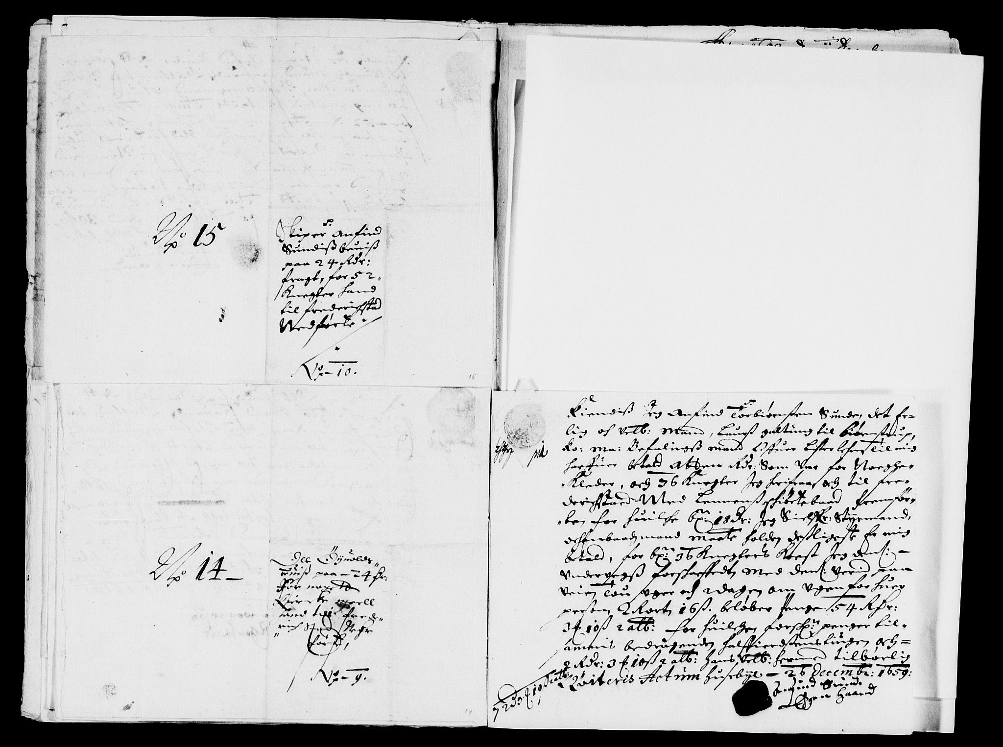 Rentekammeret inntil 1814, Reviderte regnskaper, Lensregnskaper, AV/RA-EA-5023/R/Rb/Rbr/L0022: Lista len, 1658-1660