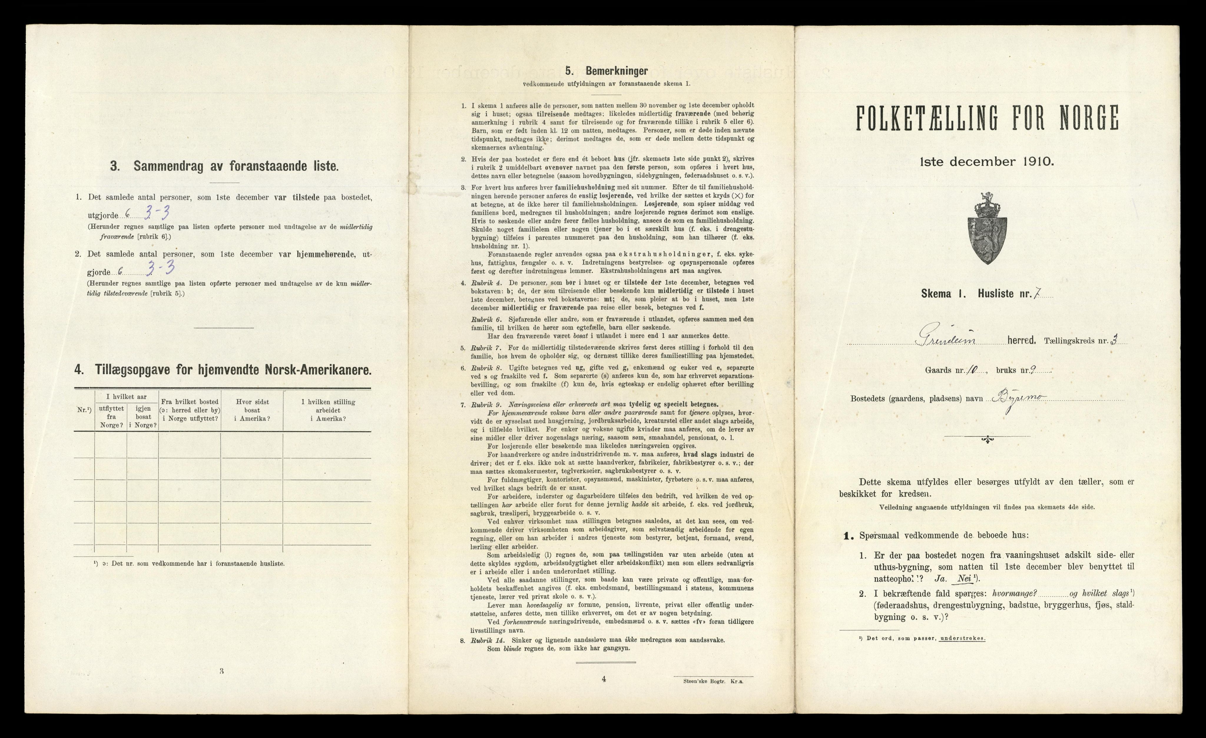 RA, Folketelling 1910 for 1025 Grindheim herred, 1910, s. 161