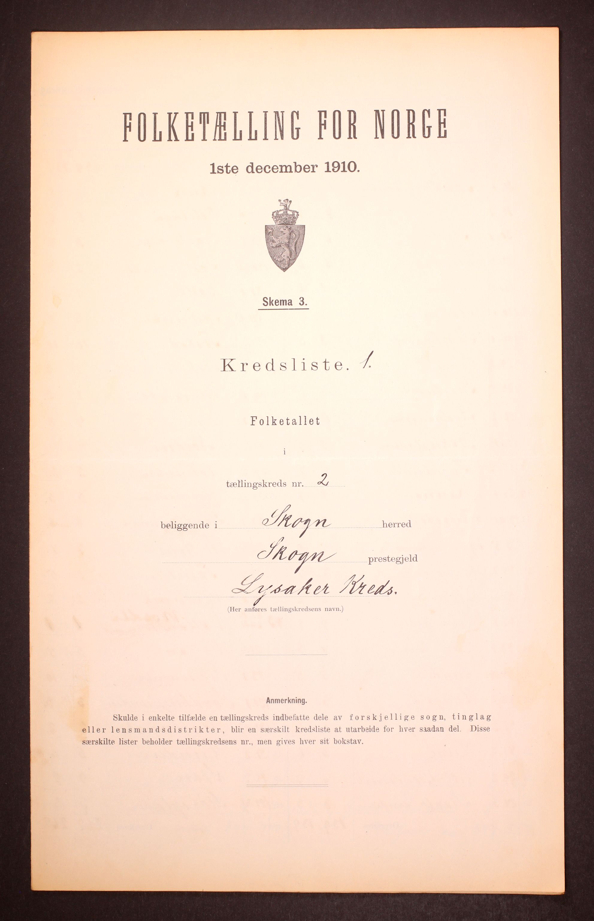 RA, Folketelling 1910 for 1719 Skogn herred, 1910, s. 10