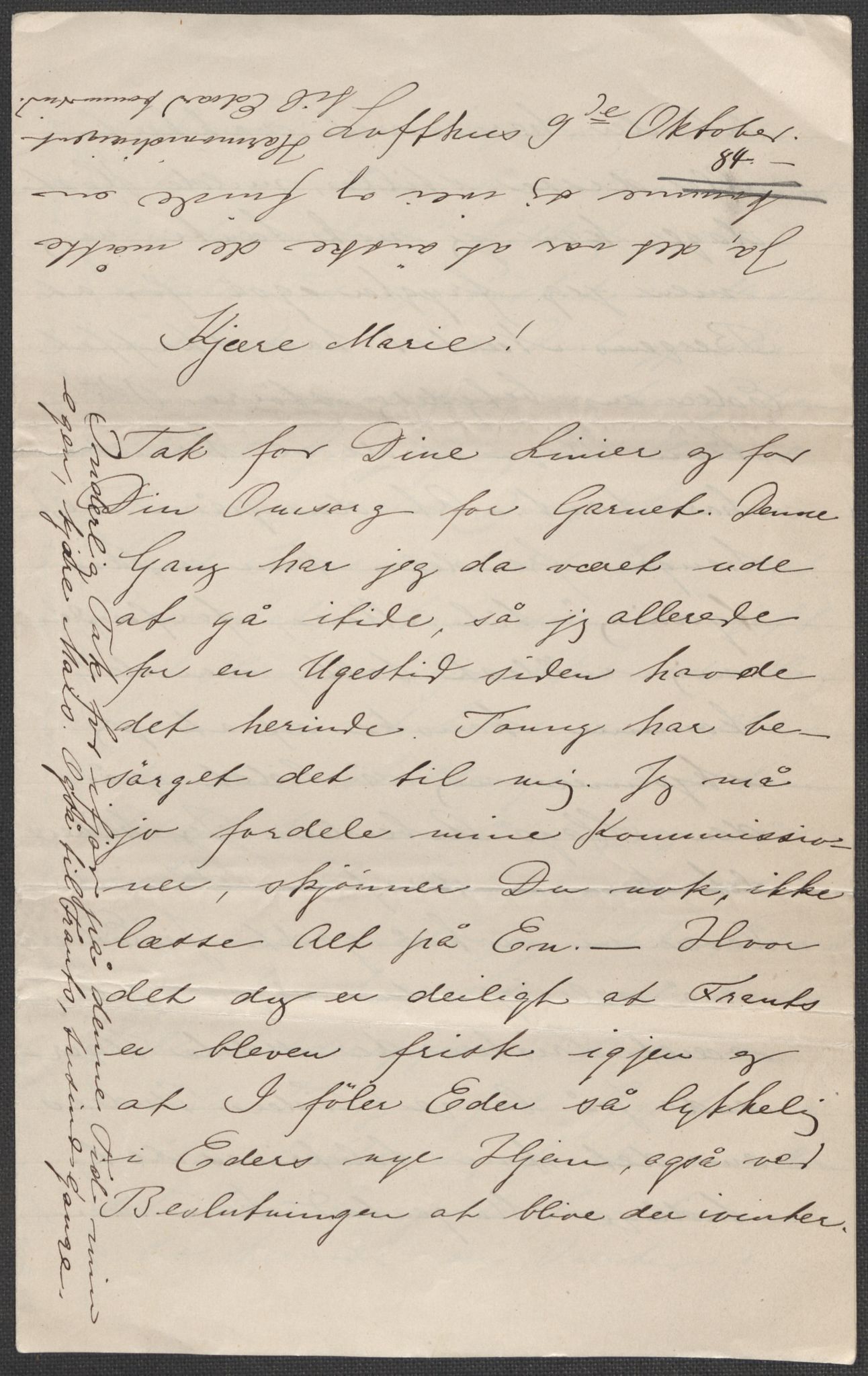 Beyer, Frants, RA/PA-0132/F/L0001: Brev fra Edvard Grieg til Frantz Beyer og "En del optegnelser som kan tjene til kommentar til brevene" av Marie Beyer, 1872-1907, s. 142