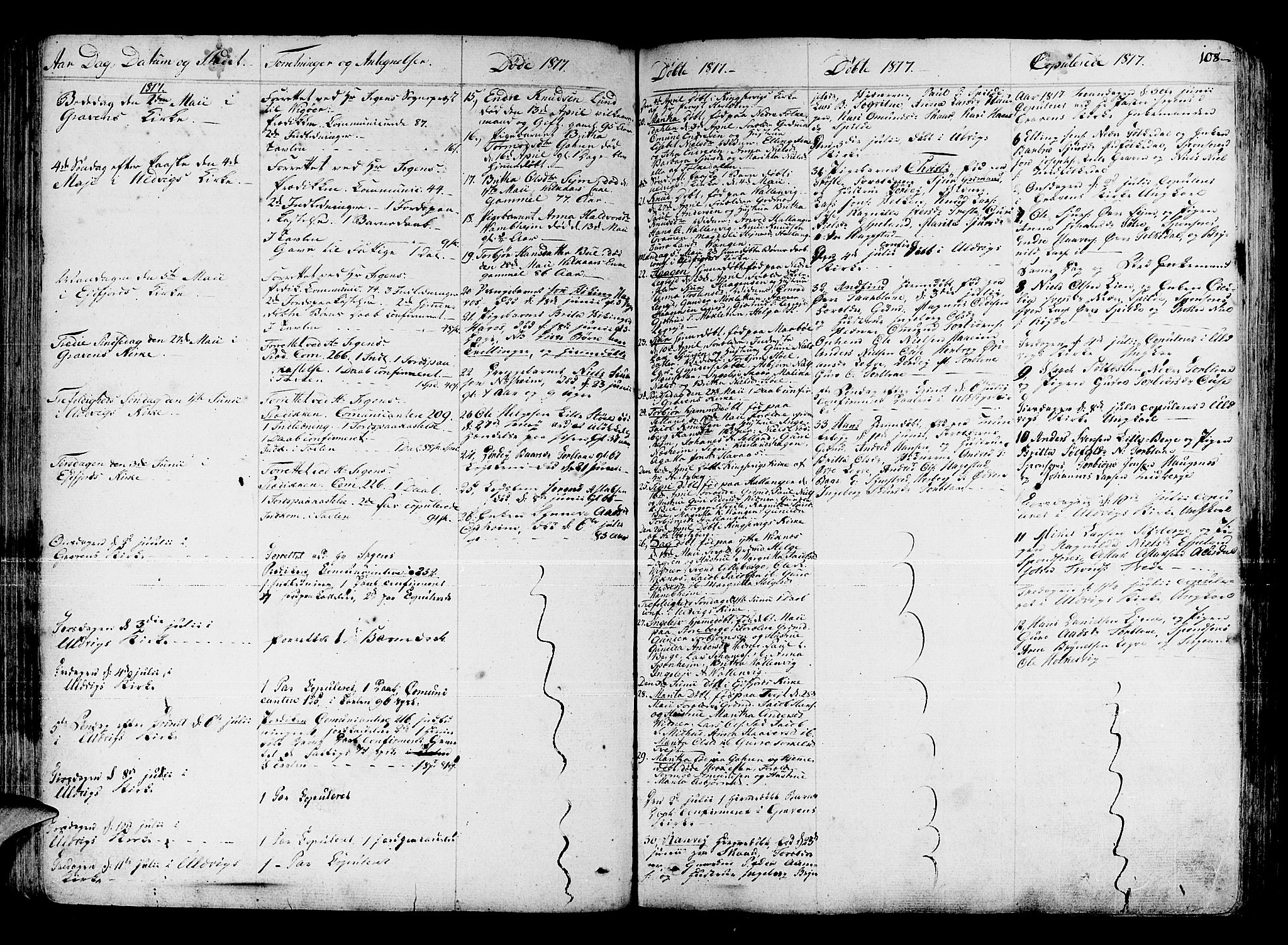 Ulvik sokneprestembete, SAB/A-78801/H/Haa: Ministerialbok nr. A 11, 1793-1838, s. 108