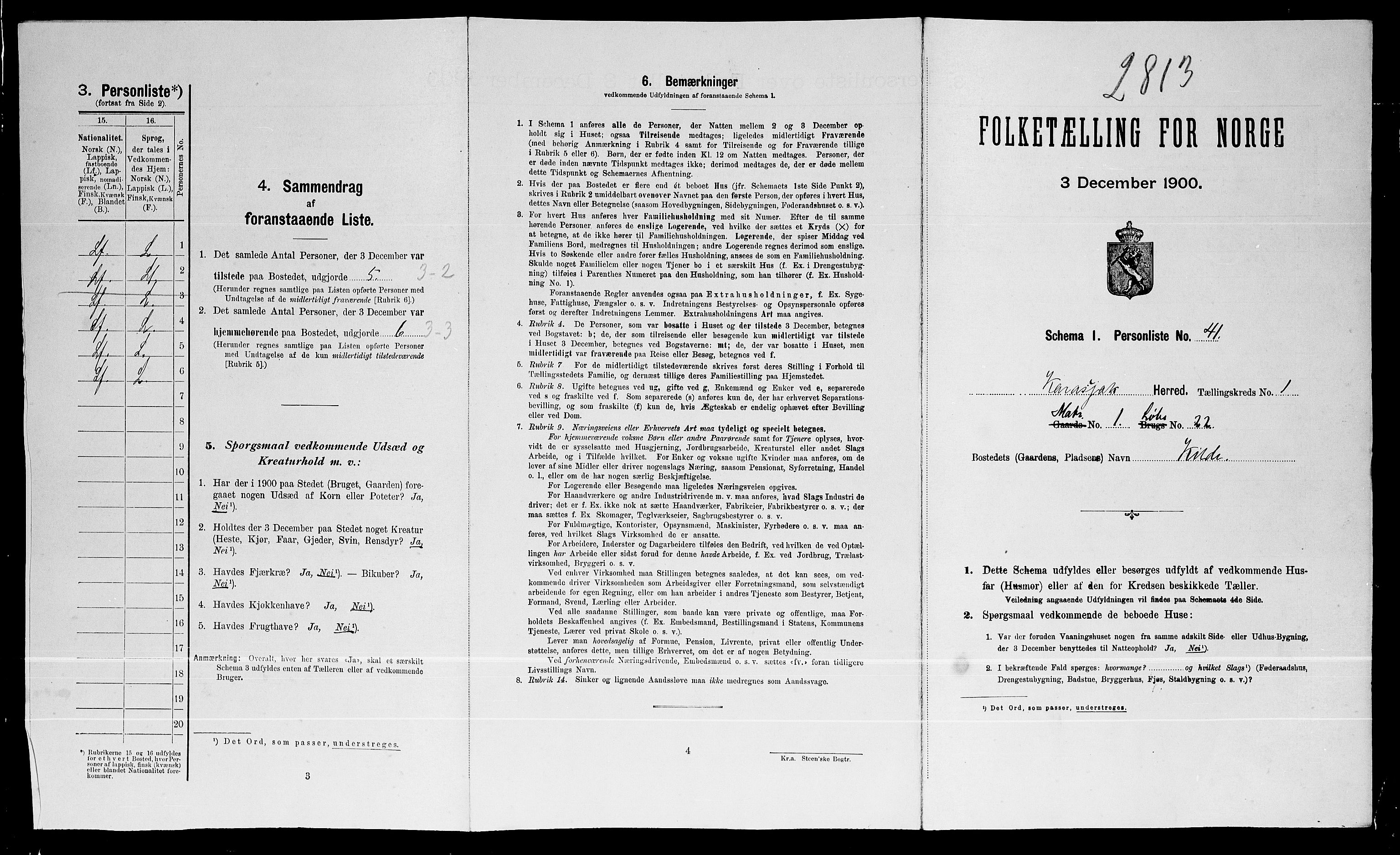 SATØ, Folketelling 1900 for 2021 Karasjok herred, 1900, s. 102