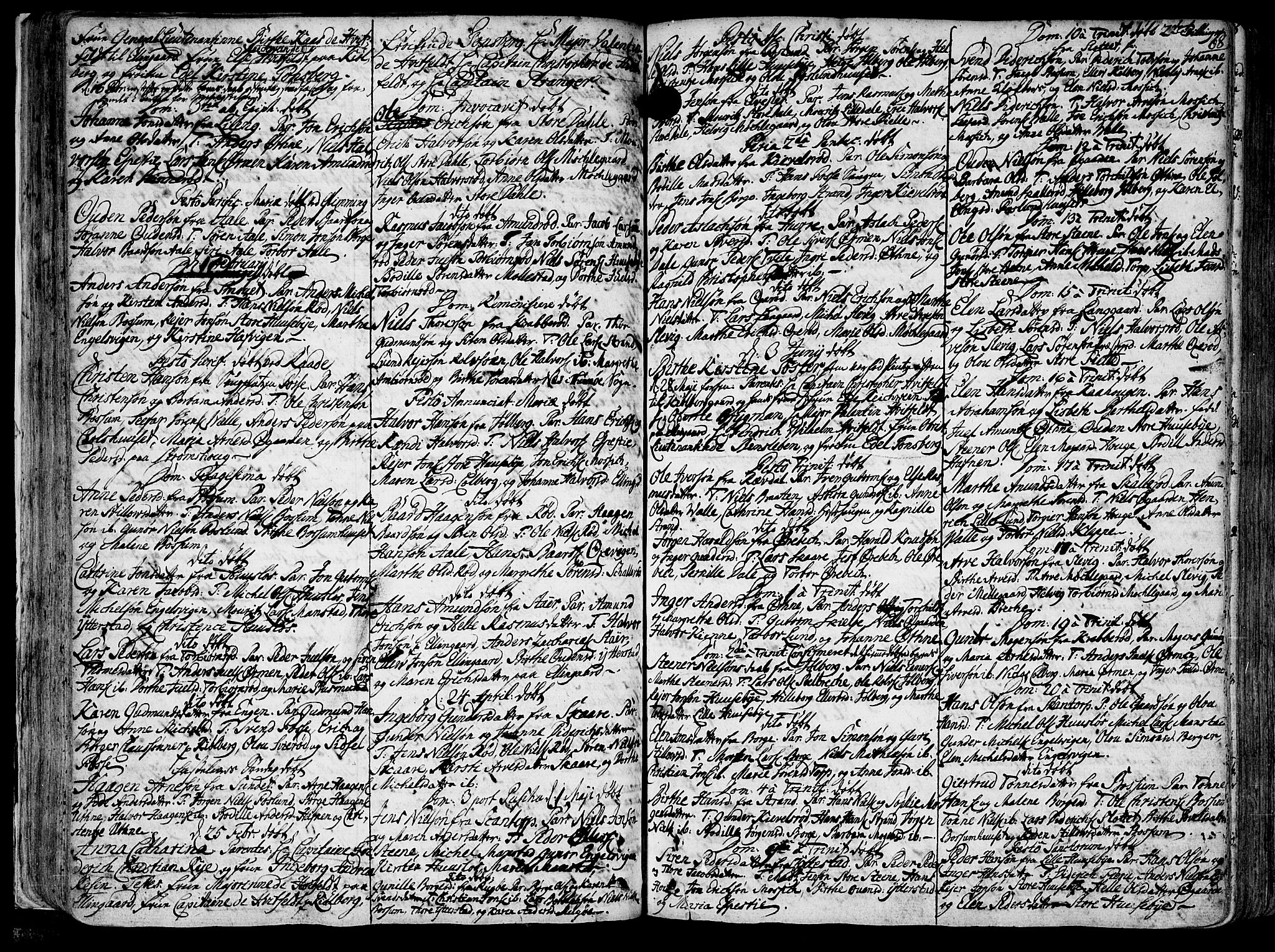 Onsøy prestekontor Kirkebøker, AV/SAO-A-10914/F/Fa/L0001: Ministerialbok nr. I 1, 1733-1814, s. 68