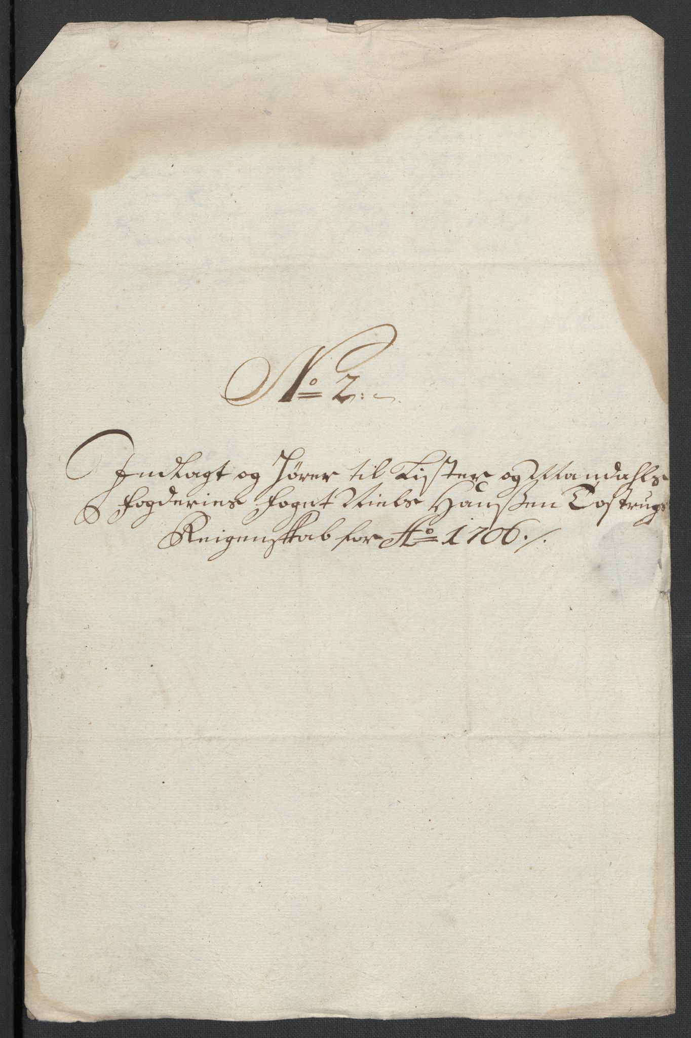 Rentekammeret inntil 1814, Reviderte regnskaper, Fogderegnskap, RA/EA-4092/R43/L2551: Fogderegnskap Lista og Mandal, 1705-1709, s. 266