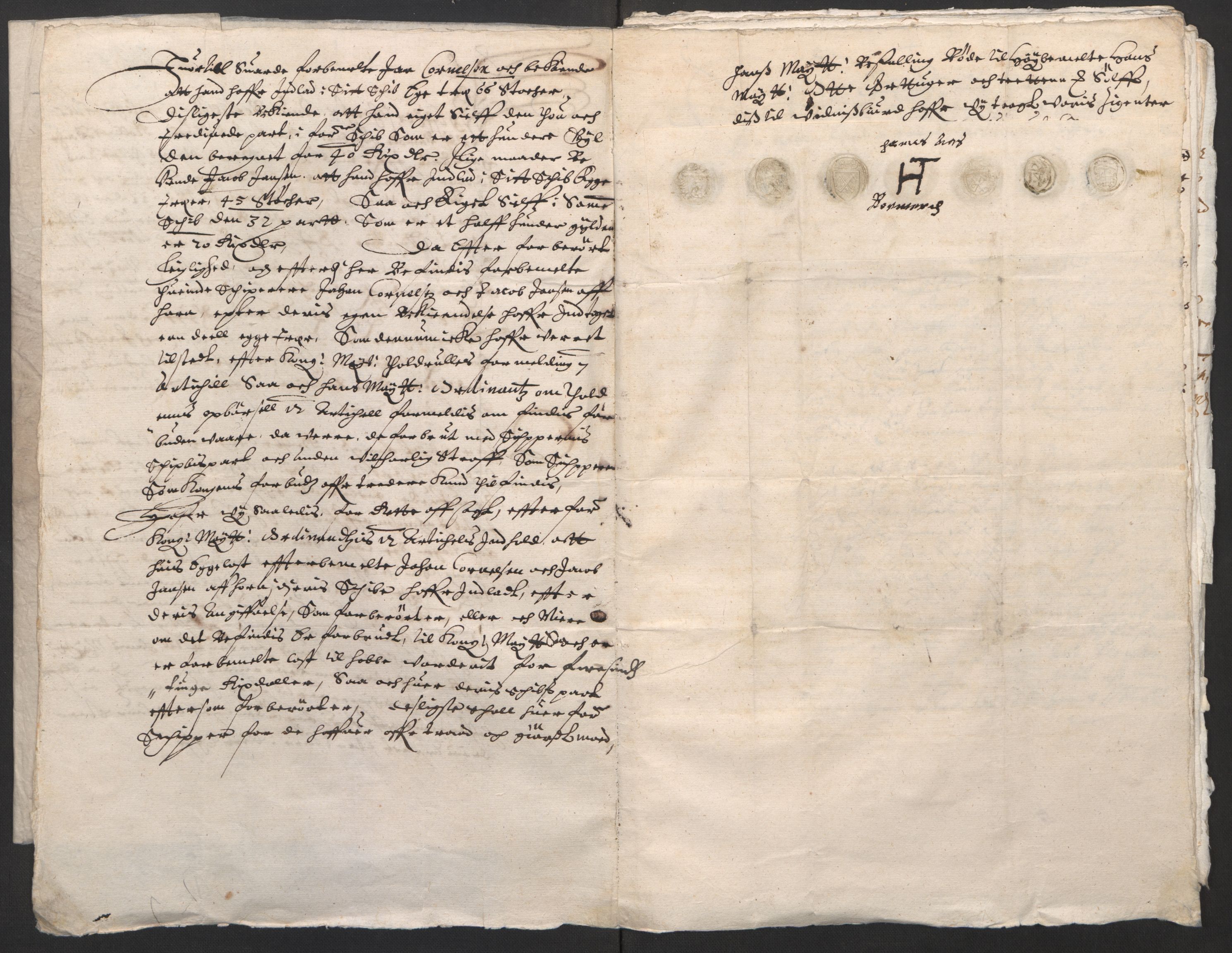 Rentekammeret inntil 1814, Reviderte regnskaper, Lensregnskaper, AV/RA-EA-5023/R/Rb/Rbp/L0016: Bratsberg len, 1632-1634