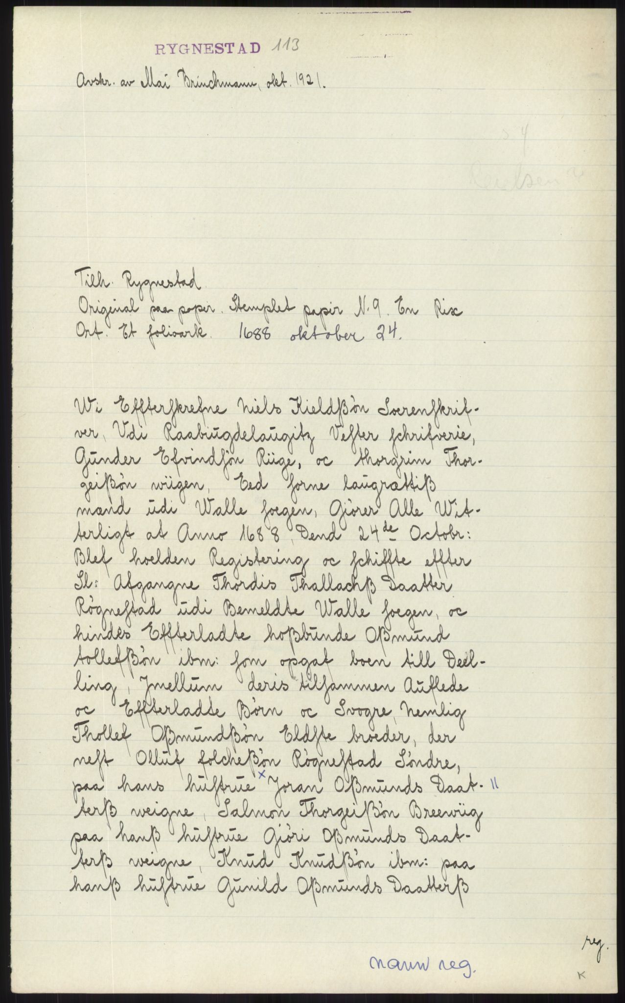 Samlinger til kildeutgivelse, Diplomavskriftsamlingen, AV/RA-EA-4053/H/Ha, s. 1141