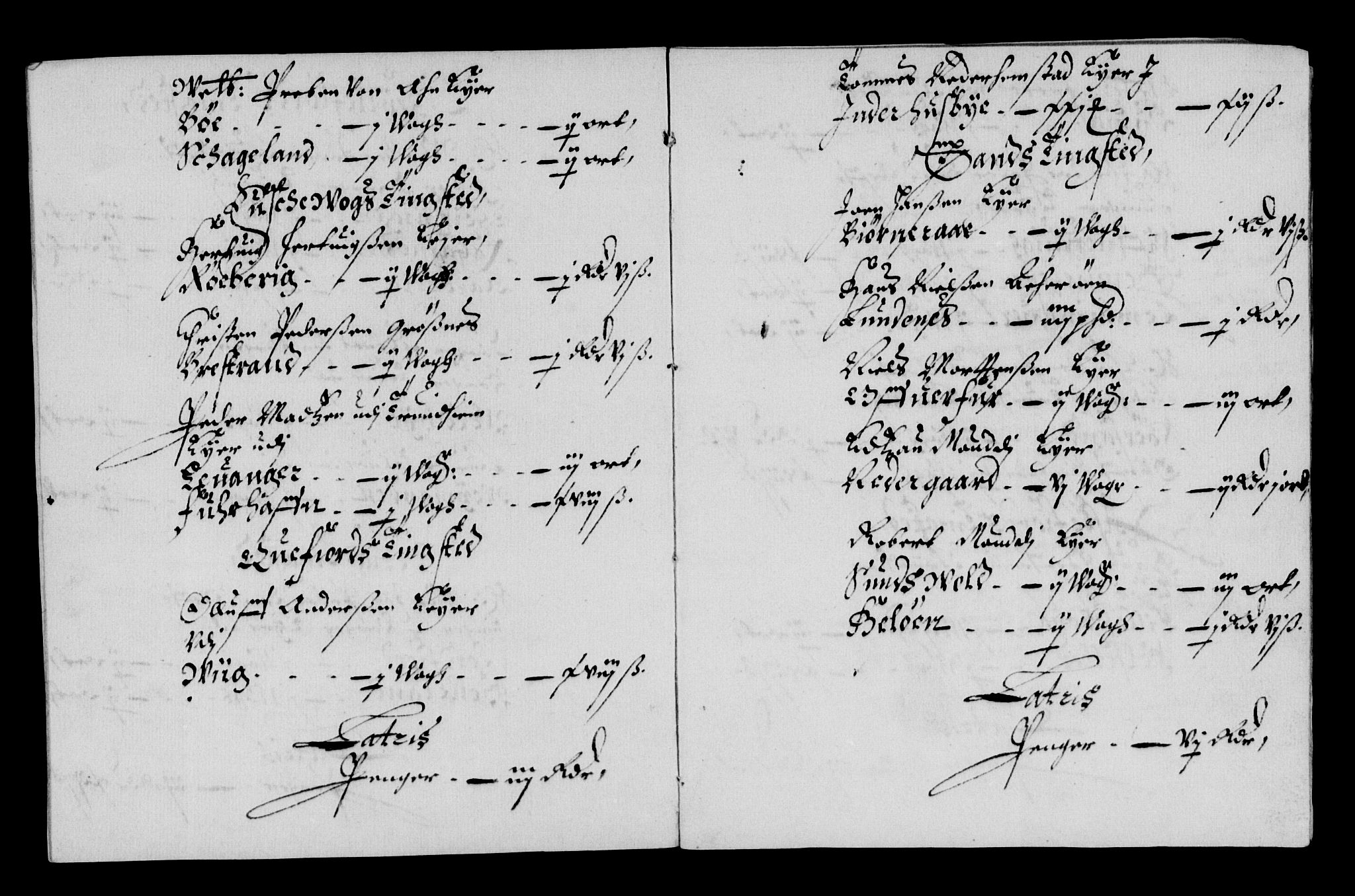 Rentekammeret inntil 1814, Reviderte regnskaper, Lensregnskaper, AV/RA-EA-5023/R/Rb/Rbz/L0041: Nordlandenes len, 1664-1667