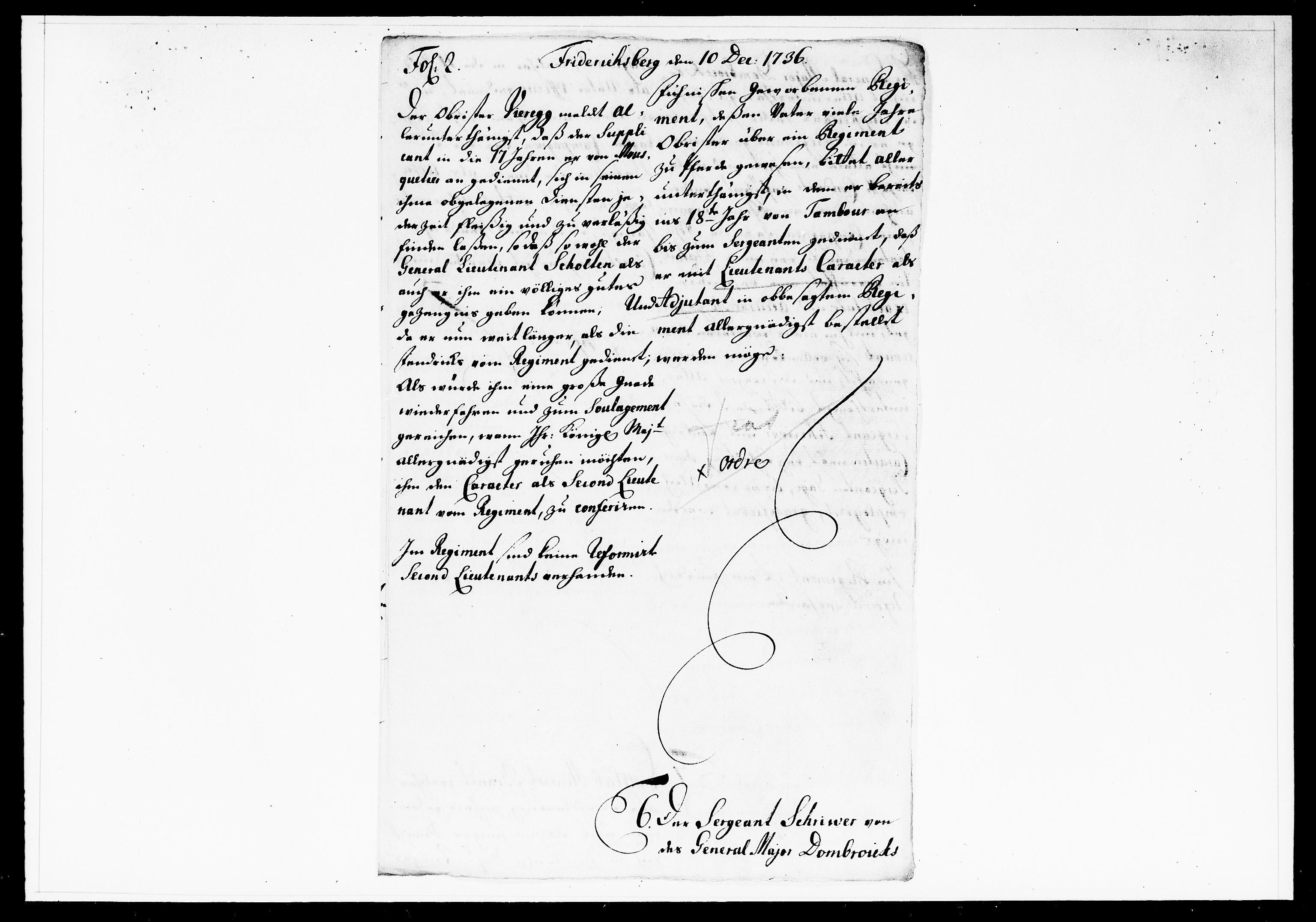 Krigskollegiet, Krigskancelliet, DRA/A-0006/-/1130-1137: Refererede sager, 1736, s. 456