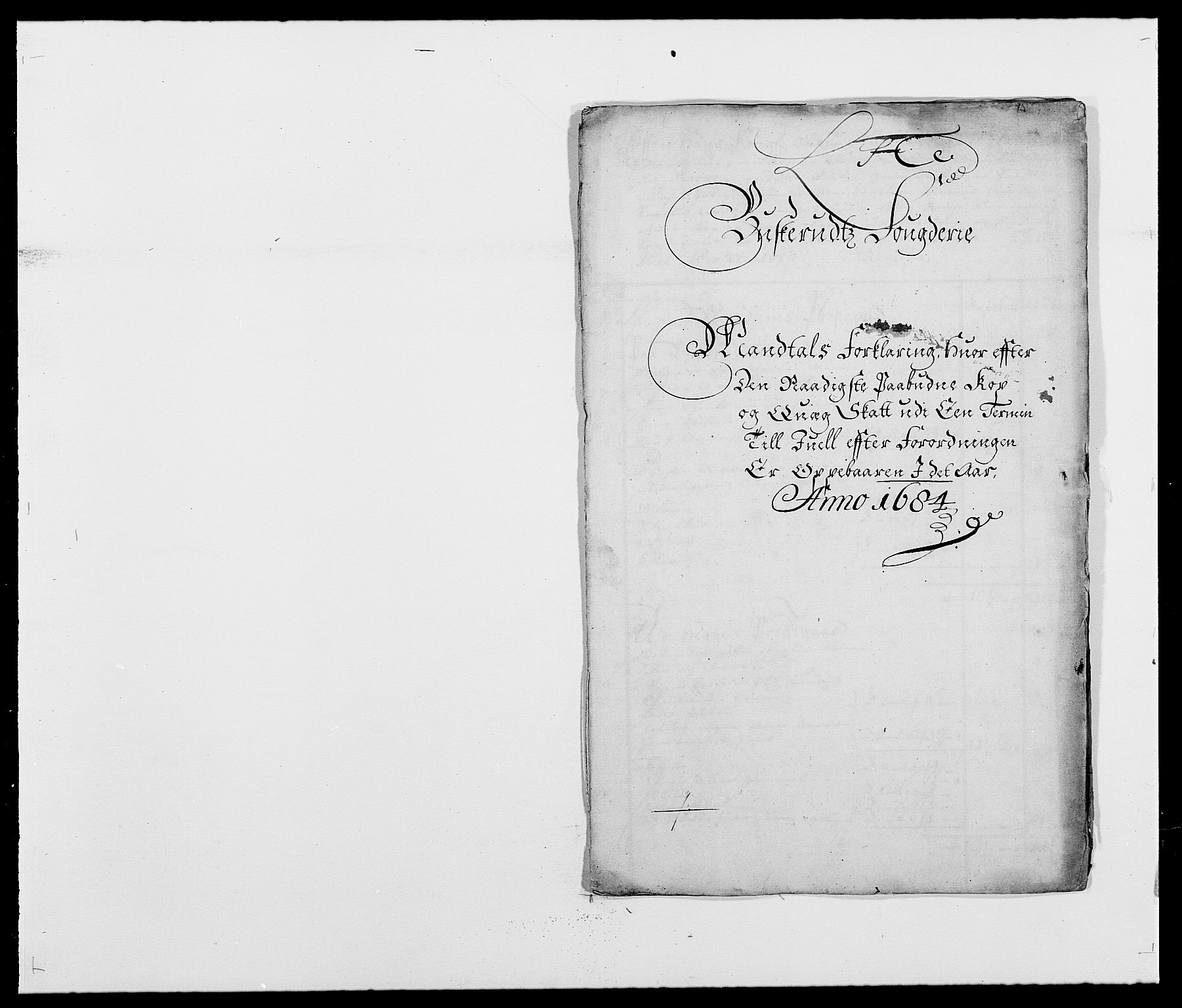 Rentekammeret inntil 1814, Reviderte regnskaper, Fogderegnskap, RA/EA-4092/R25/L1677: Fogderegnskap Buskerud, 1683-1684, s. 324