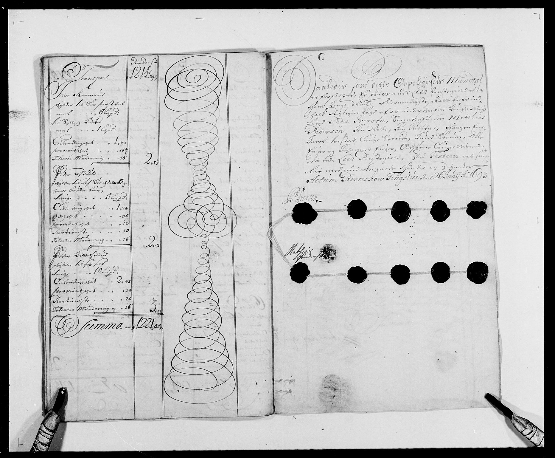 Rentekammeret inntil 1814, Reviderte regnskaper, Fogderegnskap, RA/EA-4092/R28/L1690: Fogderegnskap Eiker og Lier, 1692-1693, s. 178