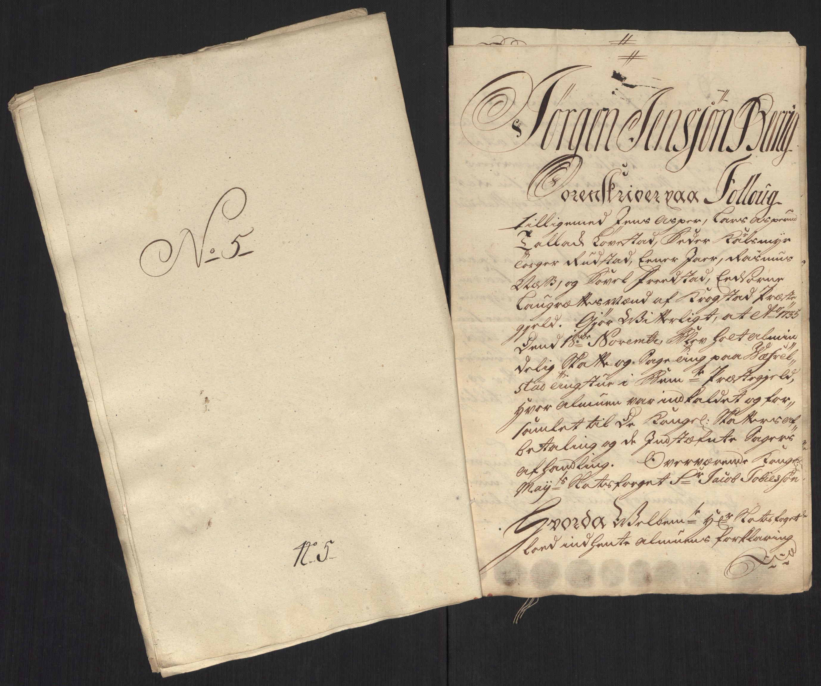 Rentekammeret inntil 1814, Reviderte regnskaper, Fogderegnskap, RA/EA-4092/R10/L0474: Fogderegnskap Aker og Follo, 1735, s. 41