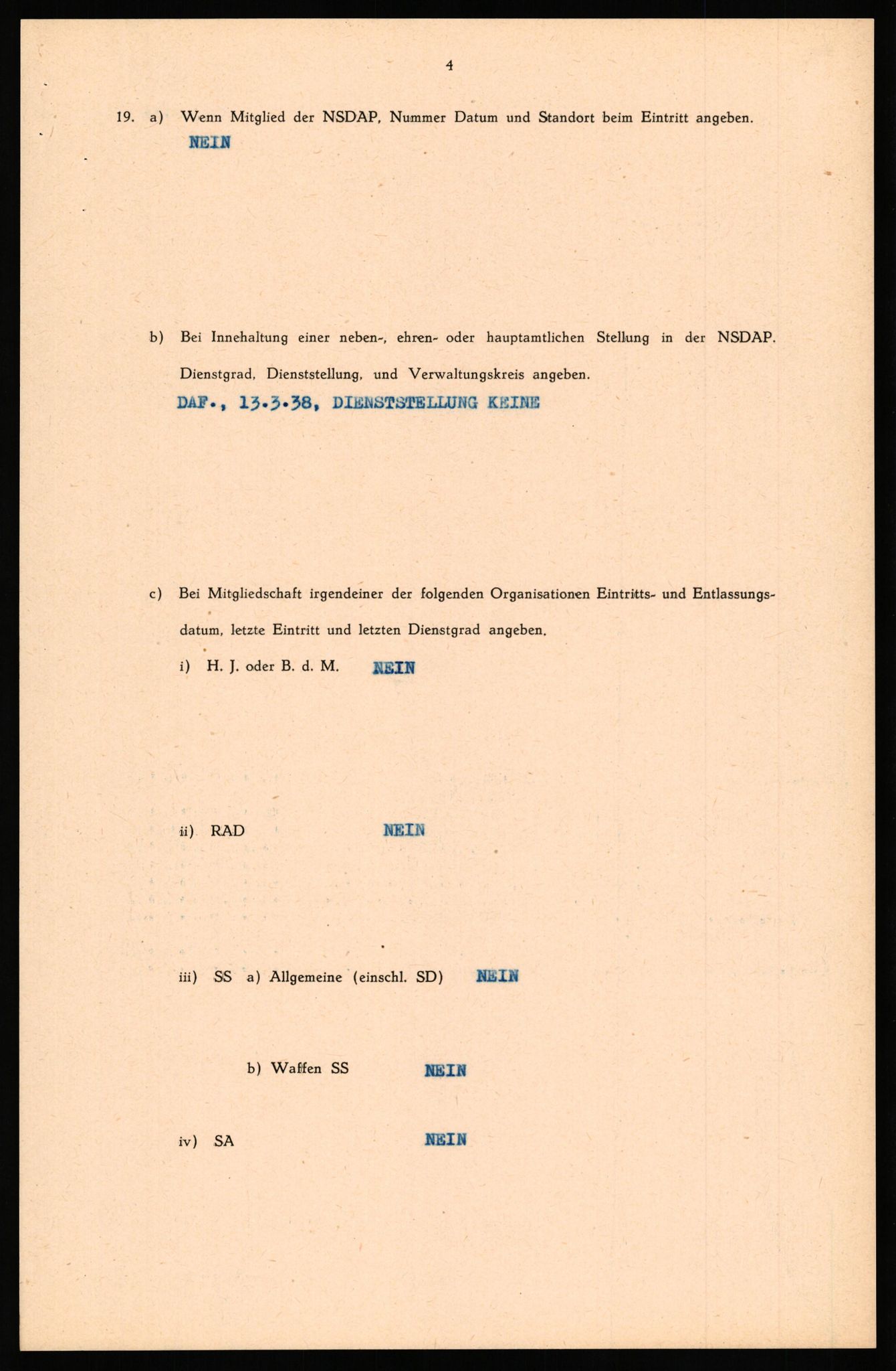 Forsvaret, Forsvarets overkommando II, AV/RA-RAFA-3915/D/Db/L0040: CI Questionaires. Tyske okkupasjonsstyrker i Norge. Østerrikere., 1945-1946, s. 178