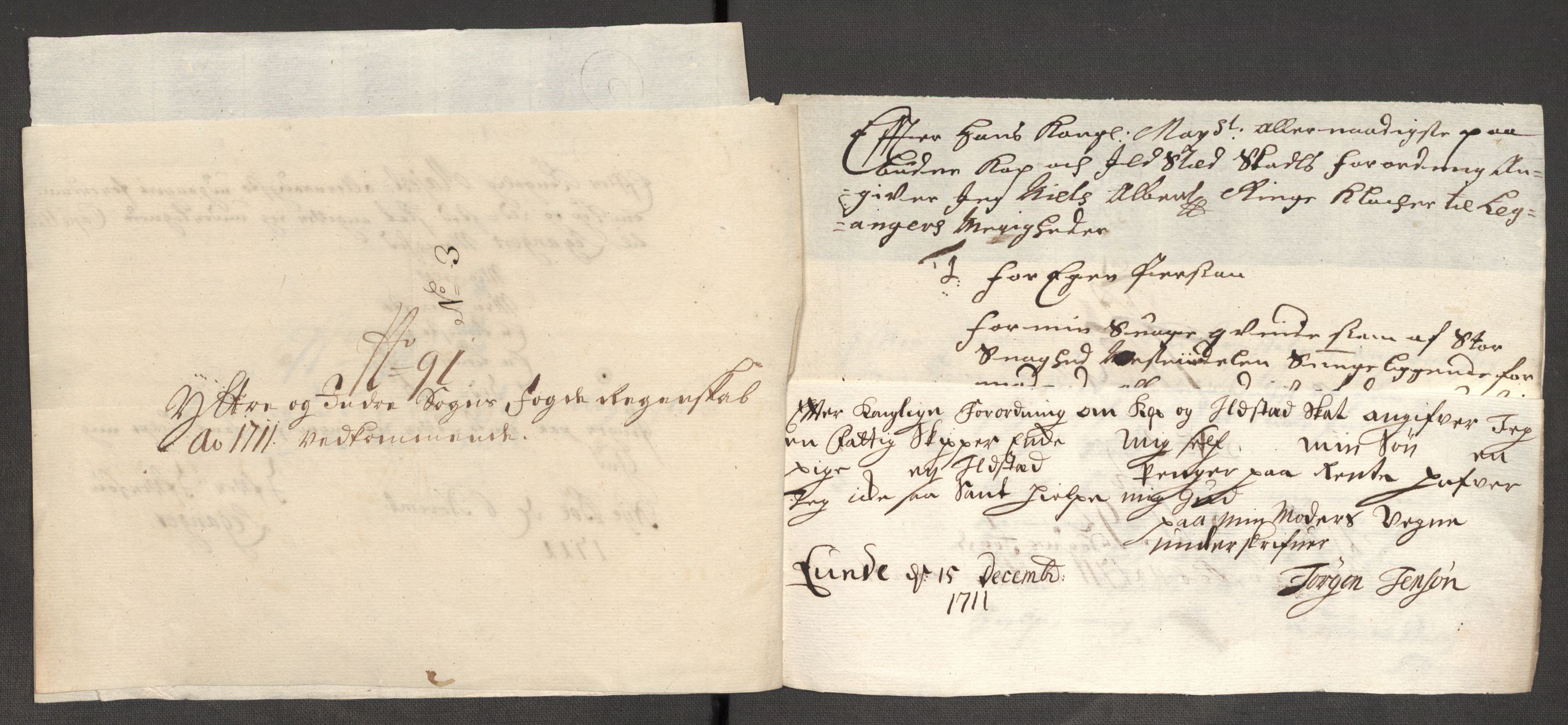 Rentekammeret inntil 1814, Reviderte regnskaper, Fogderegnskap, AV/RA-EA-4092/R52/L3317: Fogderegnskap Sogn, 1711, s. 410